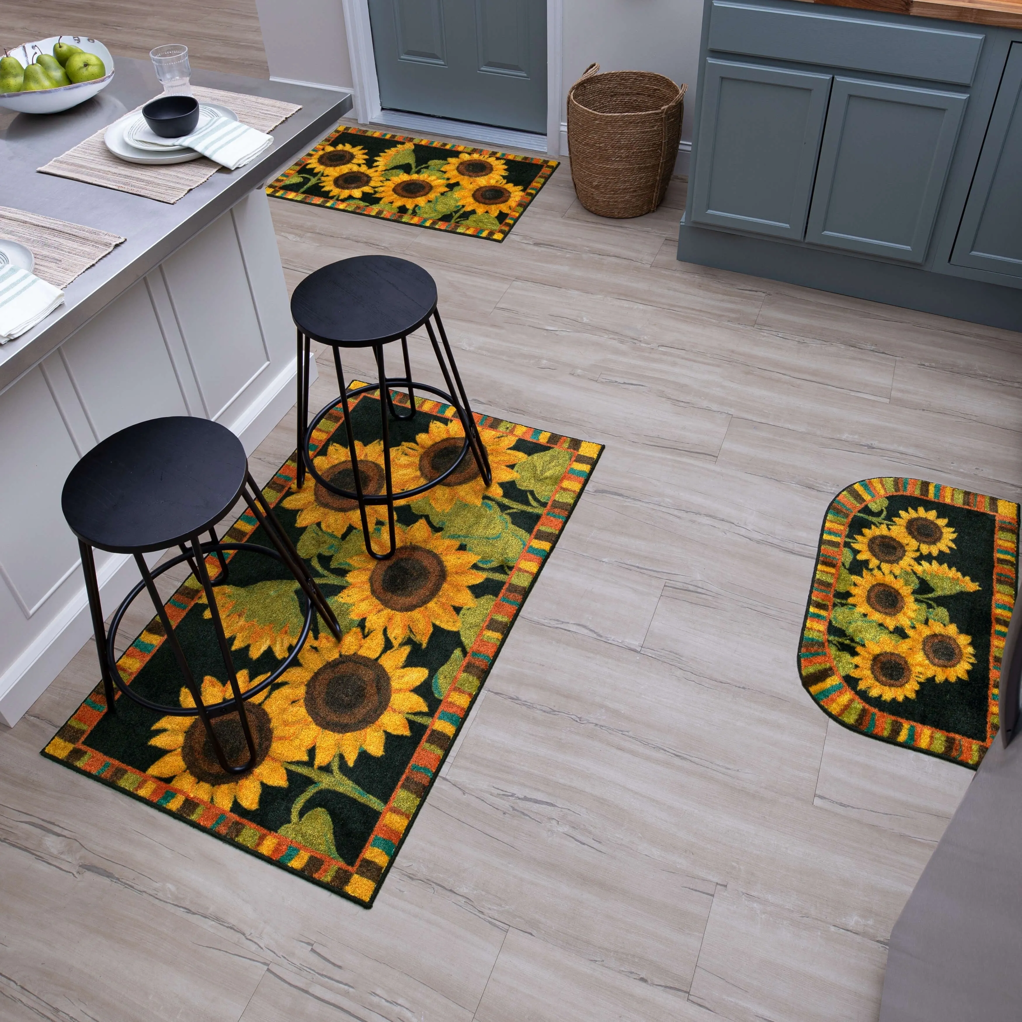 Mohawk Home Farmhouse Floral Kitchen Kitchen Mat