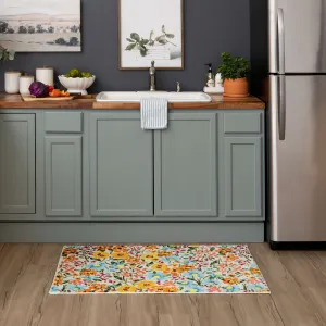 Mohawk Home Flower Field Holiday Accent Kitchen Mat