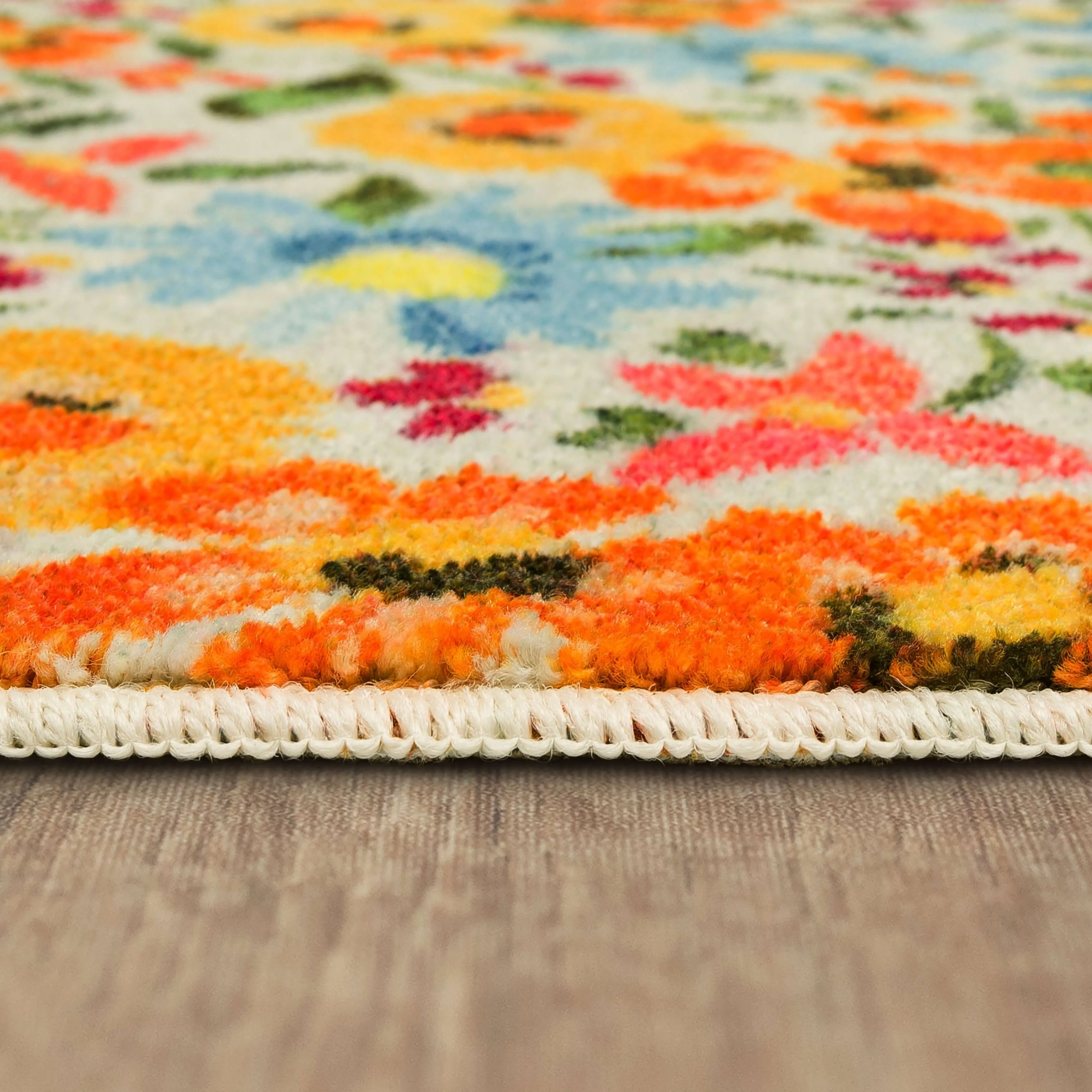 Mohawk Home Flower Field Holiday Accent Kitchen Mat