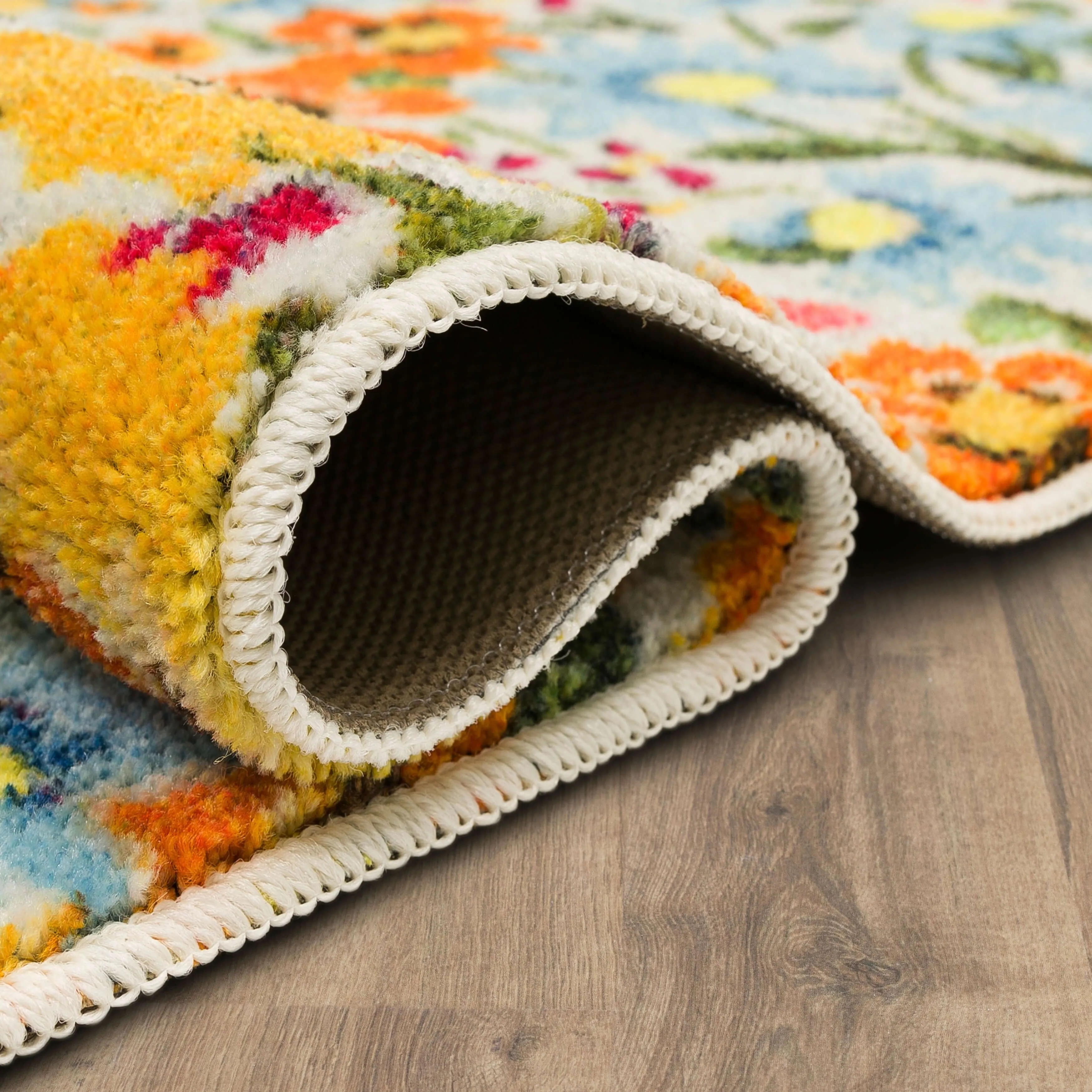 Mohawk Home Flower Field Holiday Accent Kitchen Mat