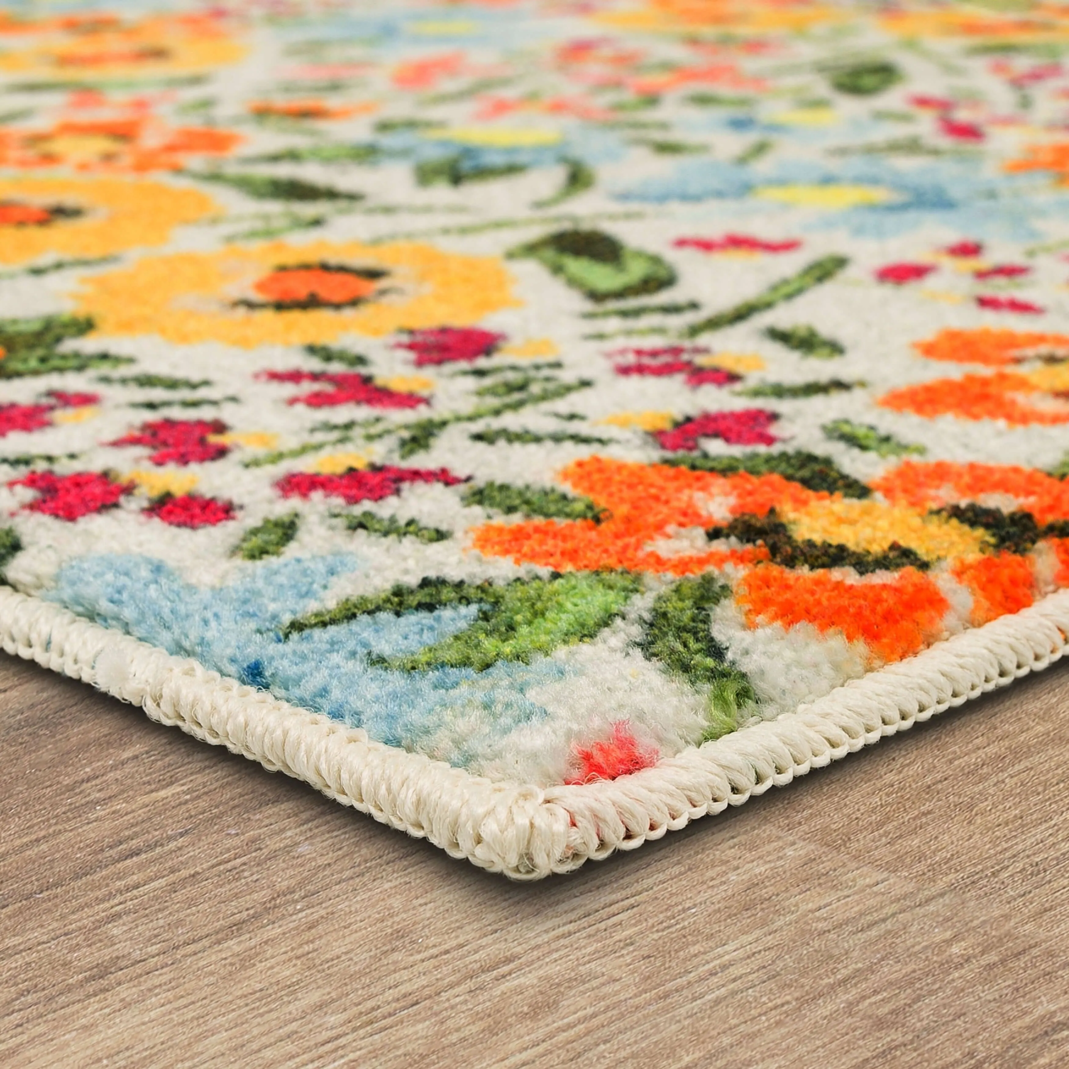 Mohawk Home Flower Field Holiday Accent Kitchen Mat