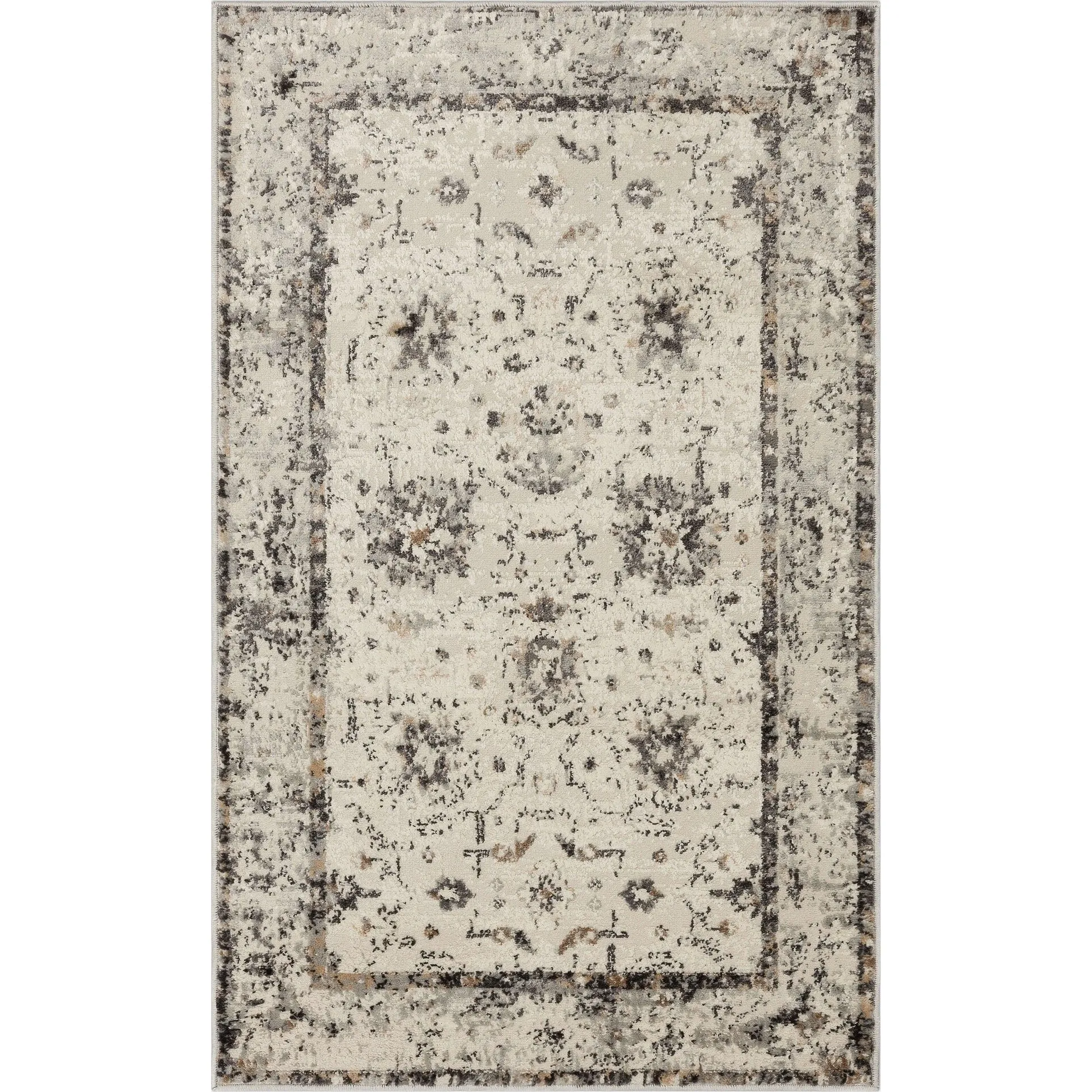 Mohawk Home Fredia Floral Ornamental Woven Area Rug