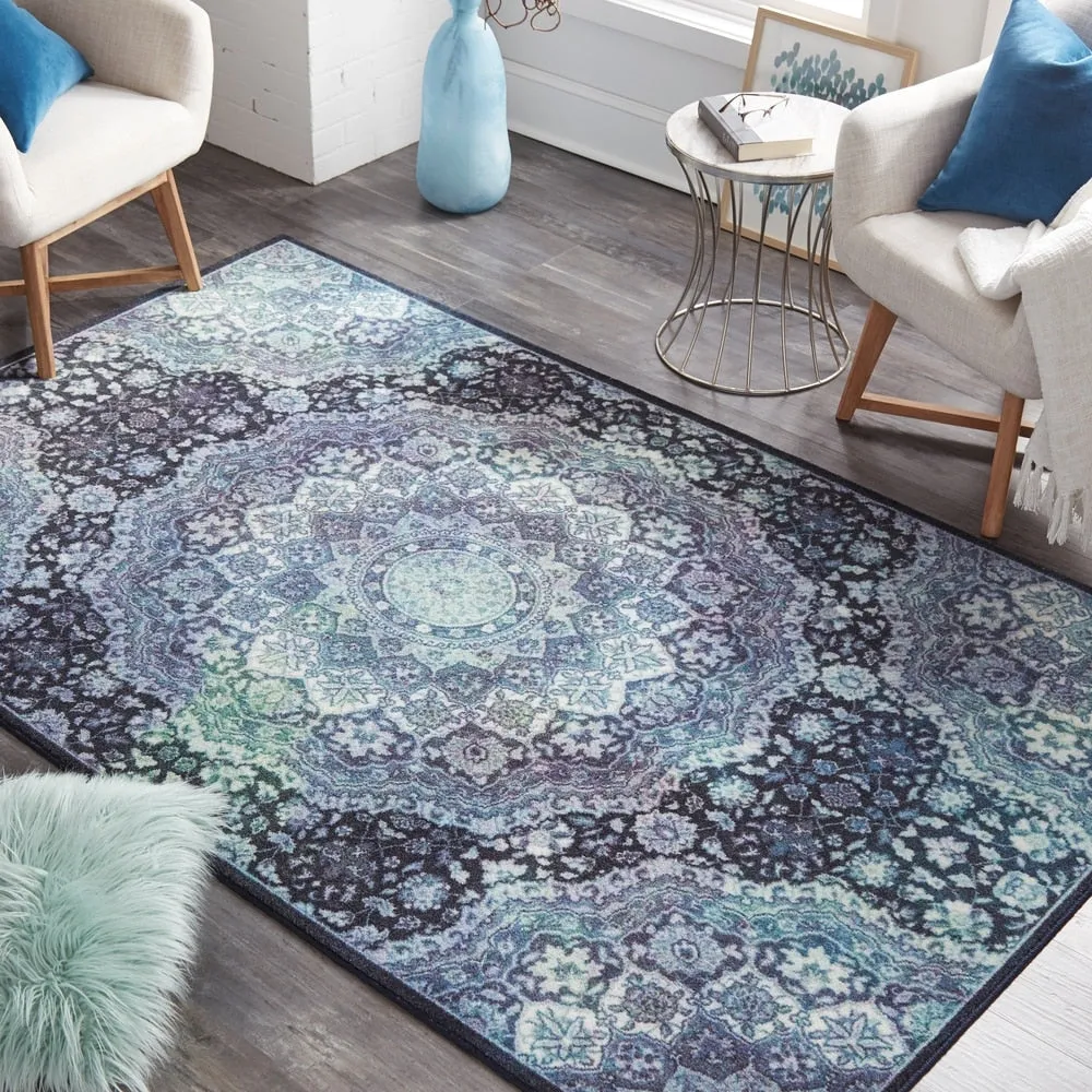 Mohawk Home Joliet Boho Floral Medallion Area Rug