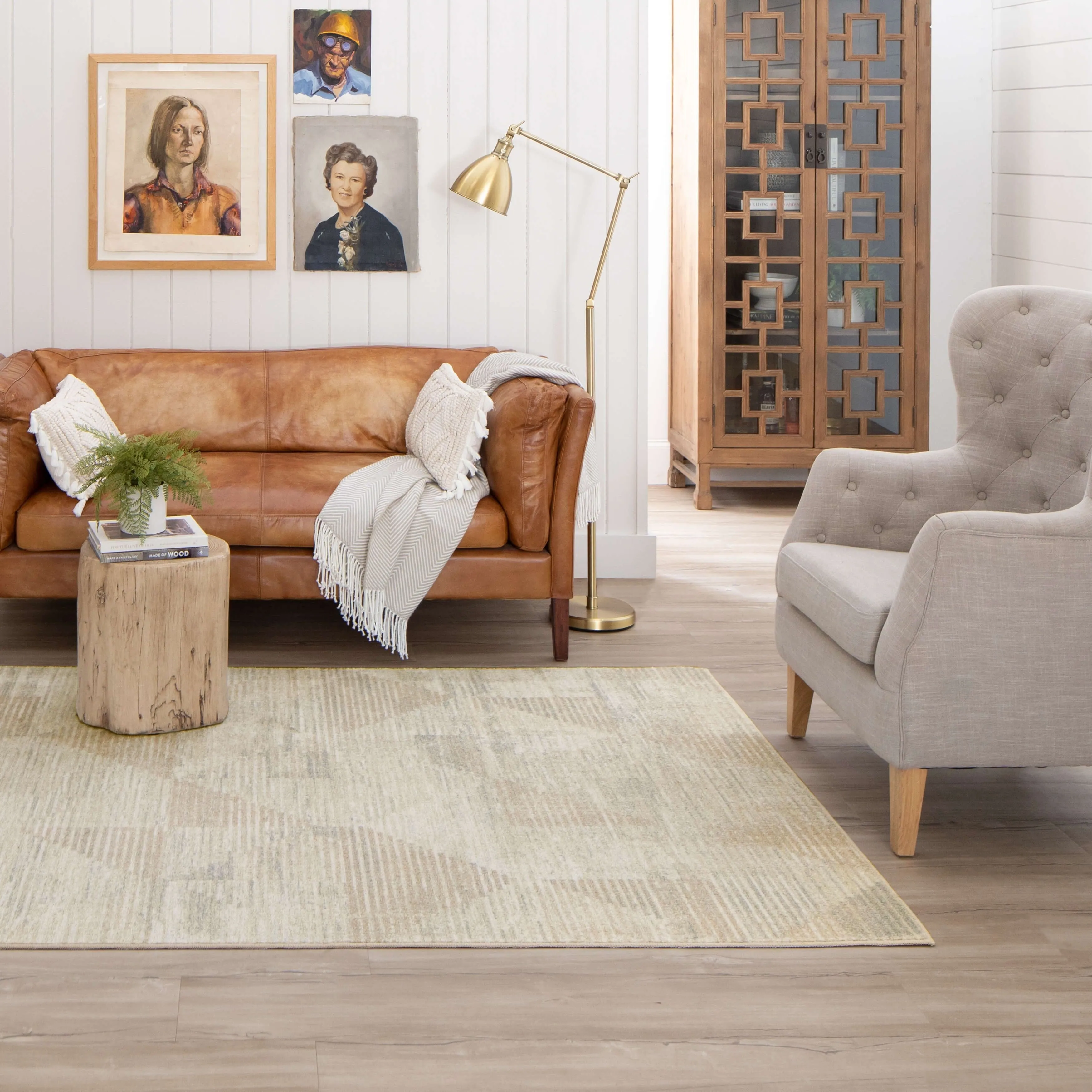 Mohawk Home Kayenta Neutral Abstract Geometric Area Rug