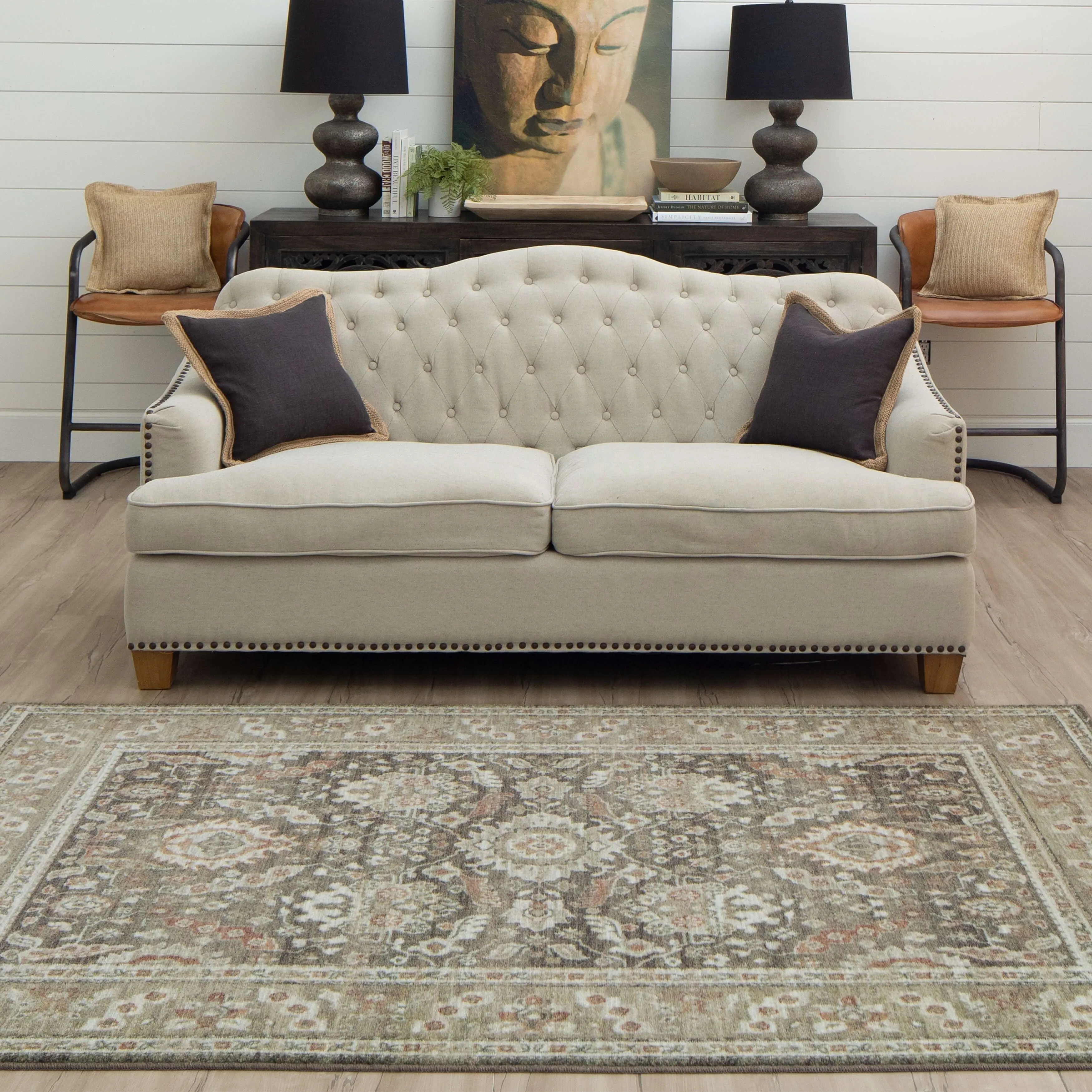 Mohawk Home Marshall Traditional Floral Ornamental Area Rug