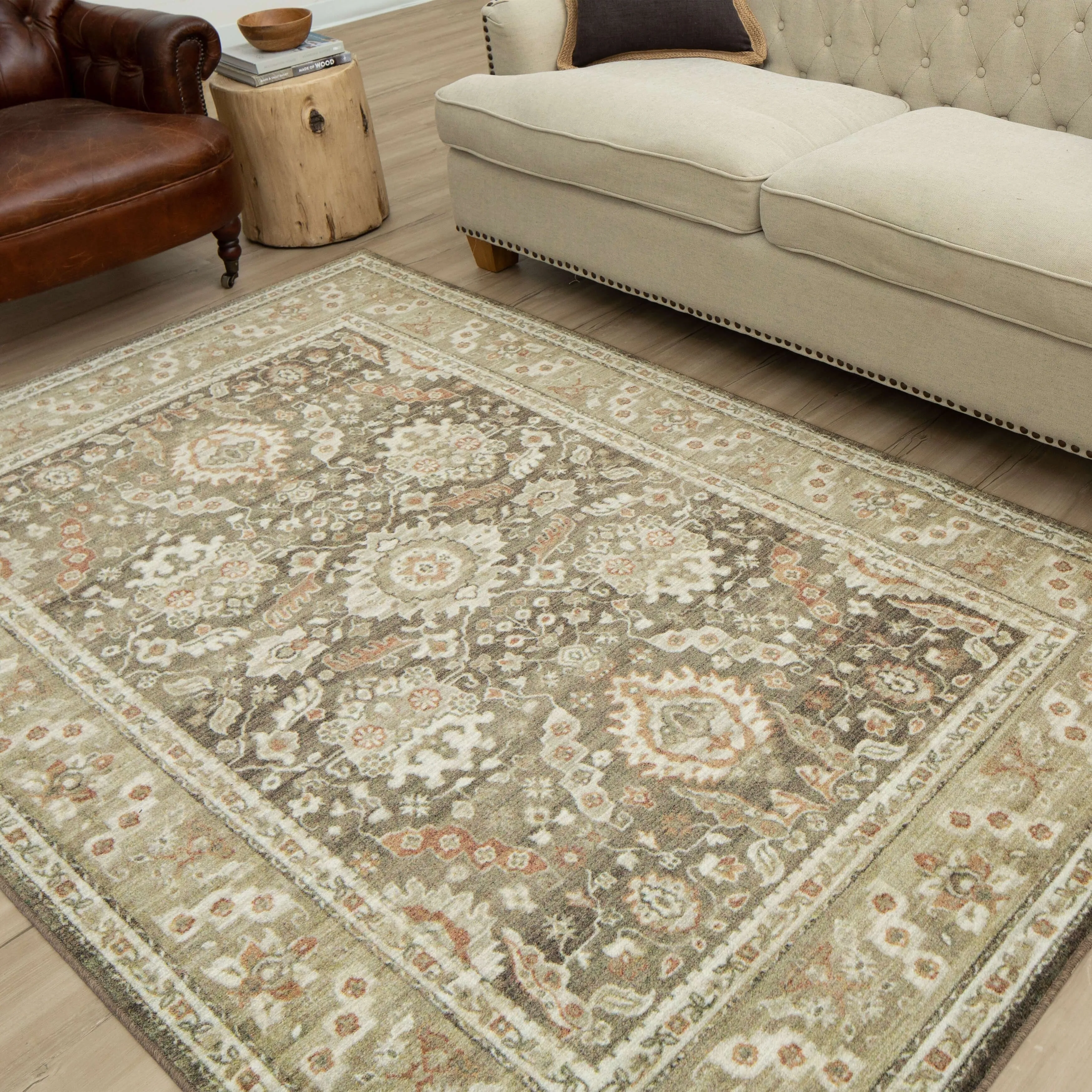Mohawk Home Marshall Traditional Floral Ornamental Area Rug