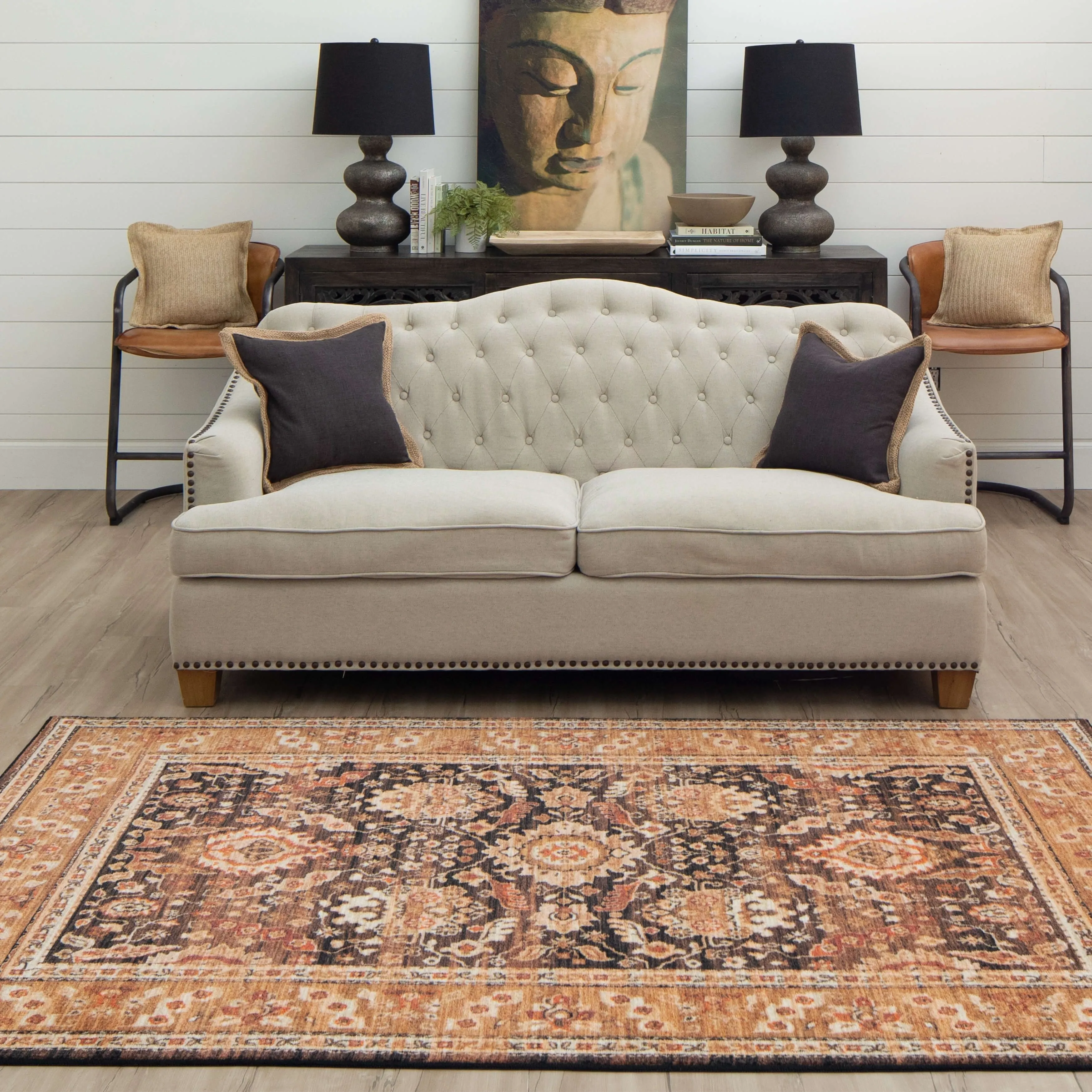 Mohawk Home Marshall Traditional Floral Ornamental Area Rug
