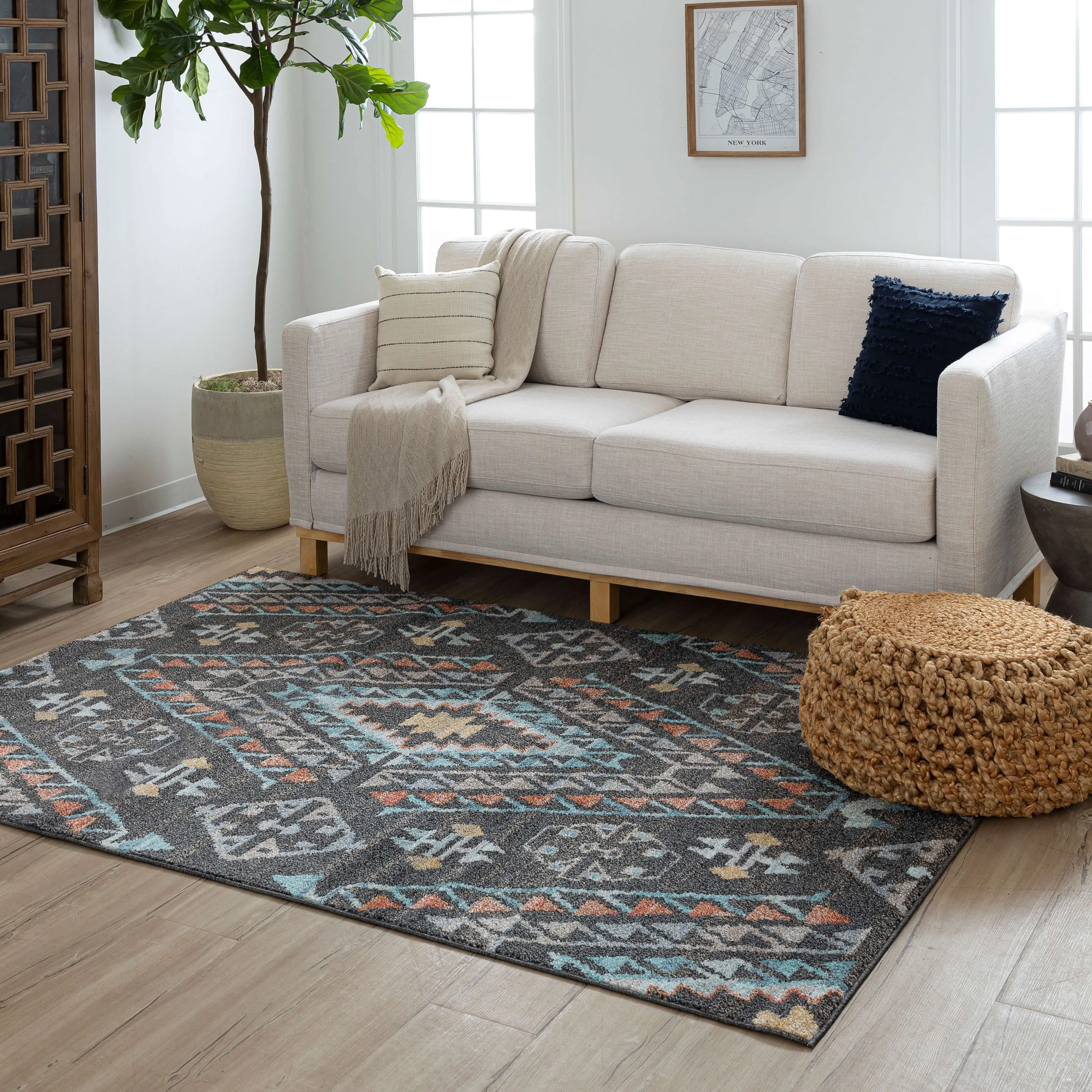 Mohawk Home Medway Southwestern Medallion Area Rug