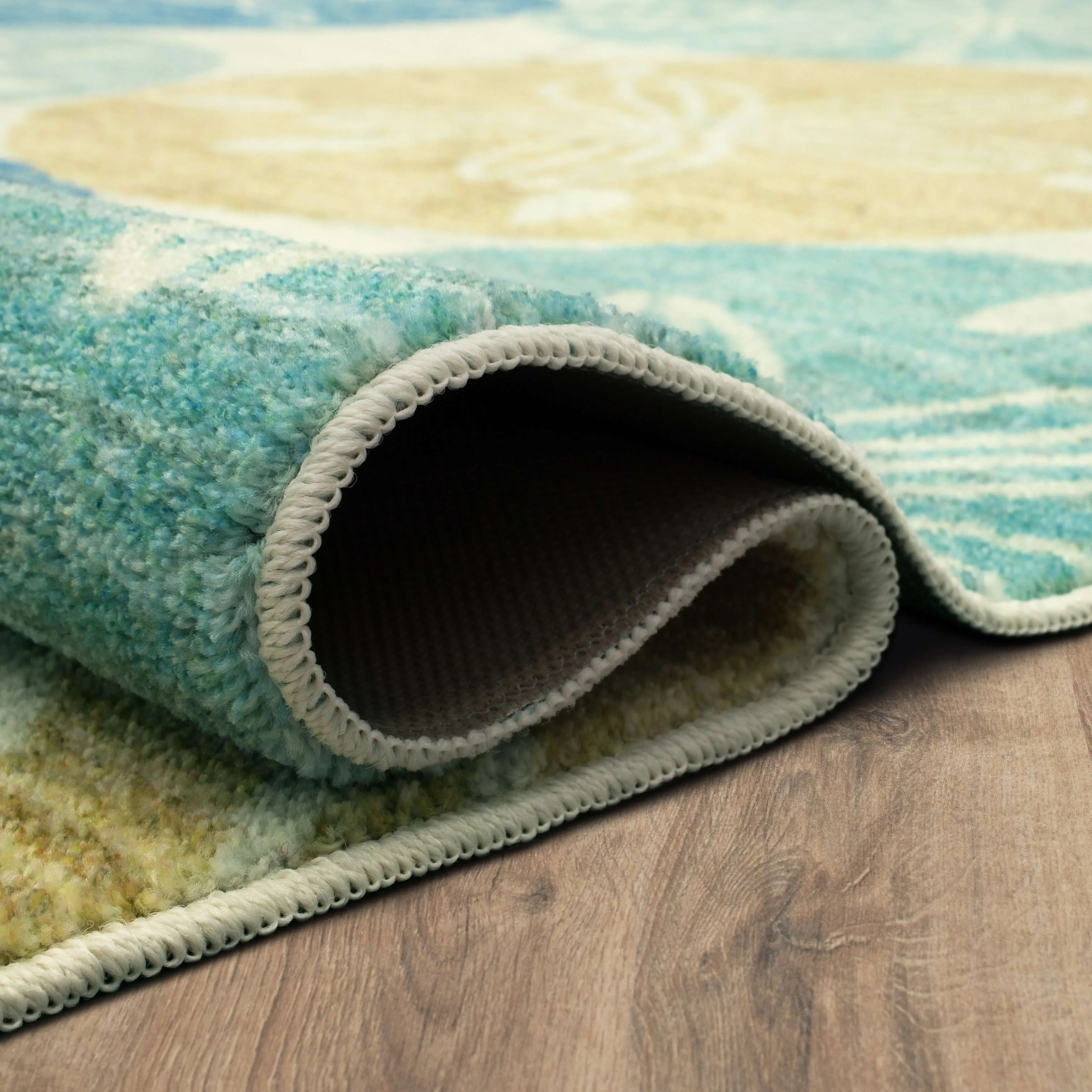 Mohawk home Multi Sand Dollar Tan Area Rug
