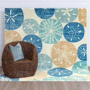 Mohawk home Multi Sand Dollar Tan Area Rug