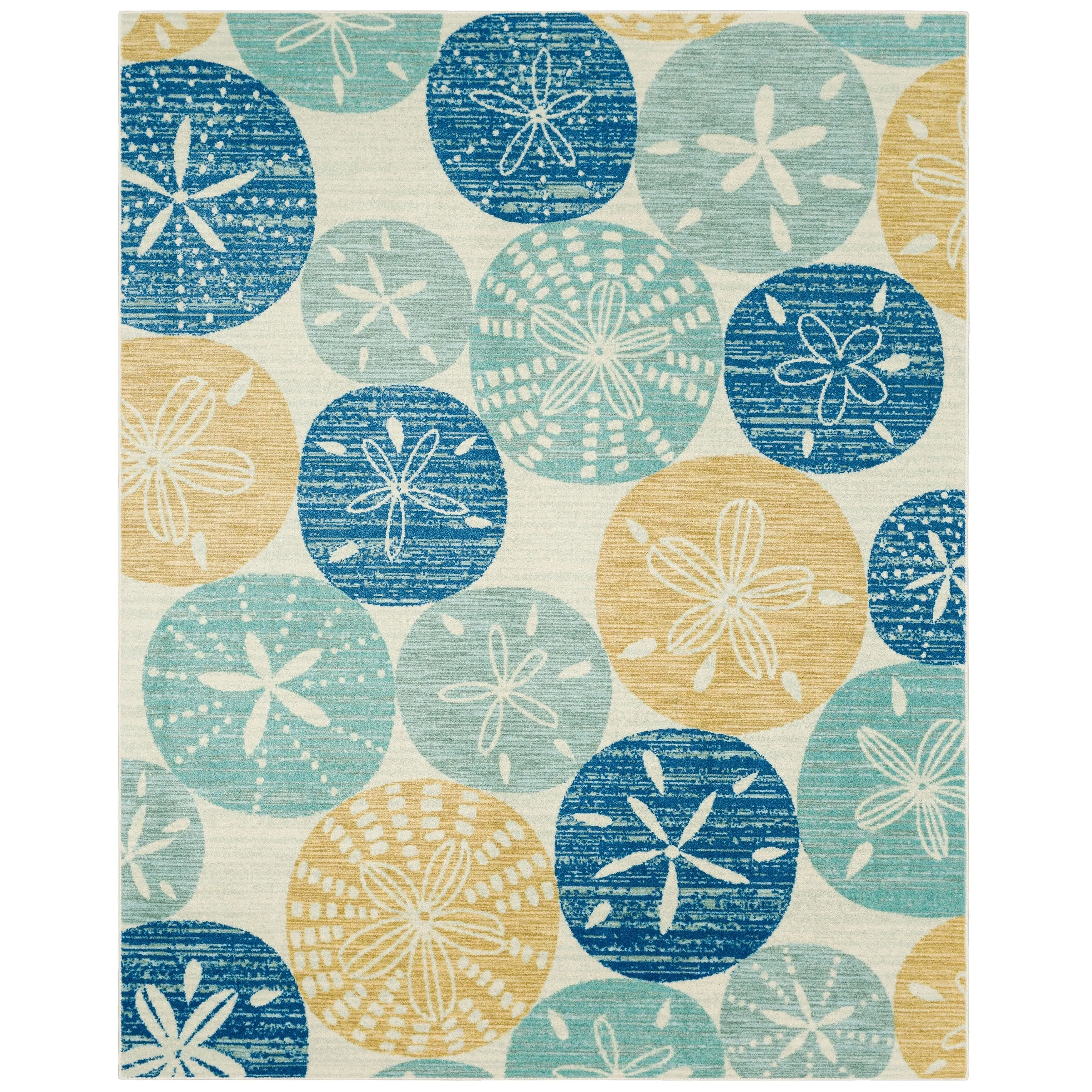 Mohawk home Multi Sand Dollar Tan Area Rug