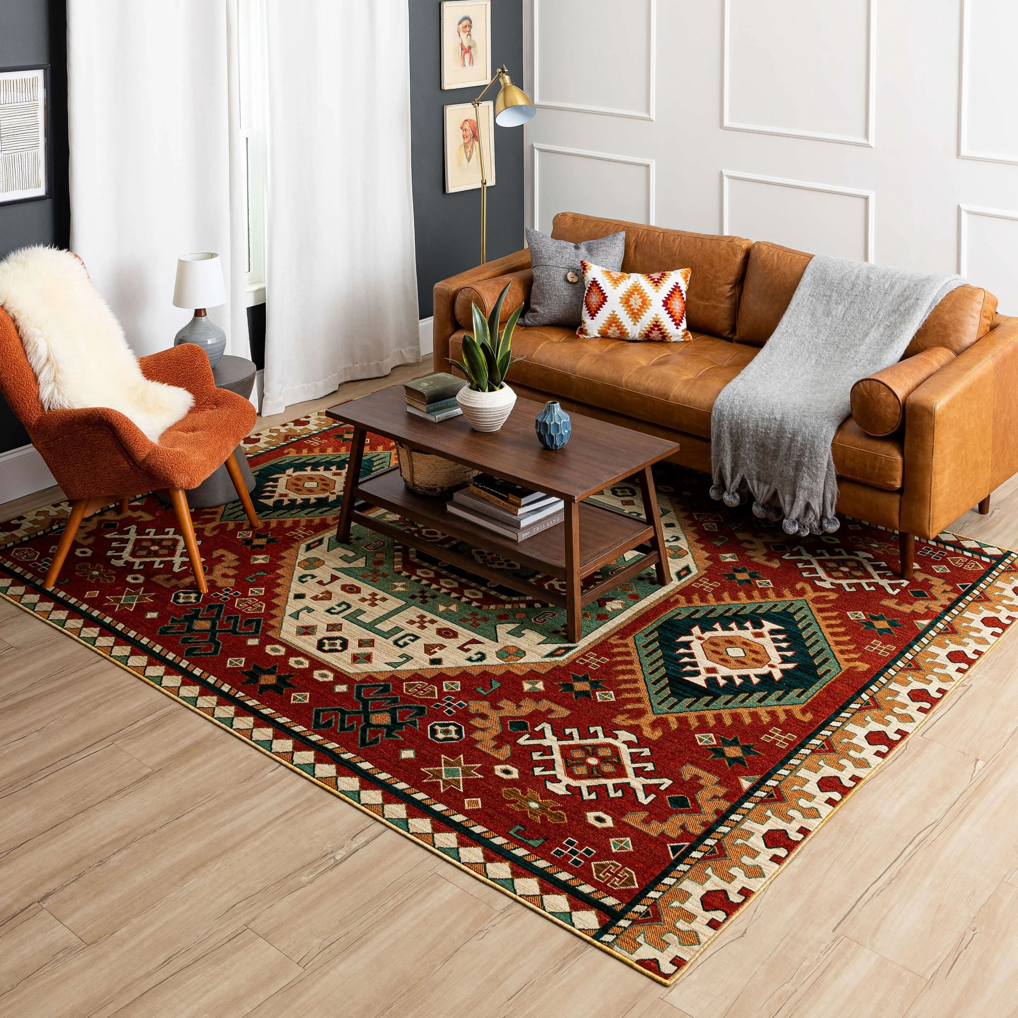 Mohawk Home Oakpoint Ornamental Medallion Area Rug
