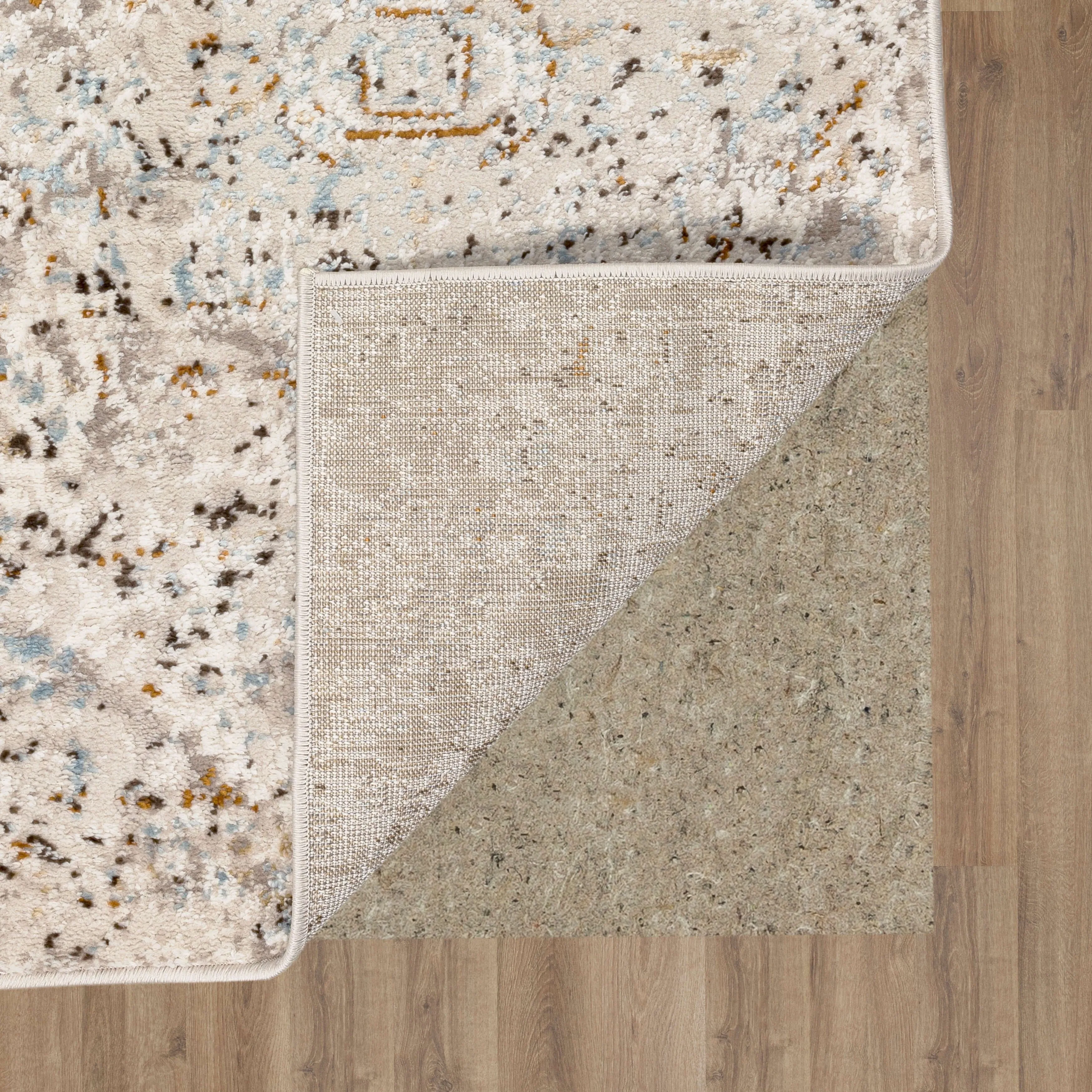 Mohawk Home Paris Floral Ornamental Medallion Woven Area Rug