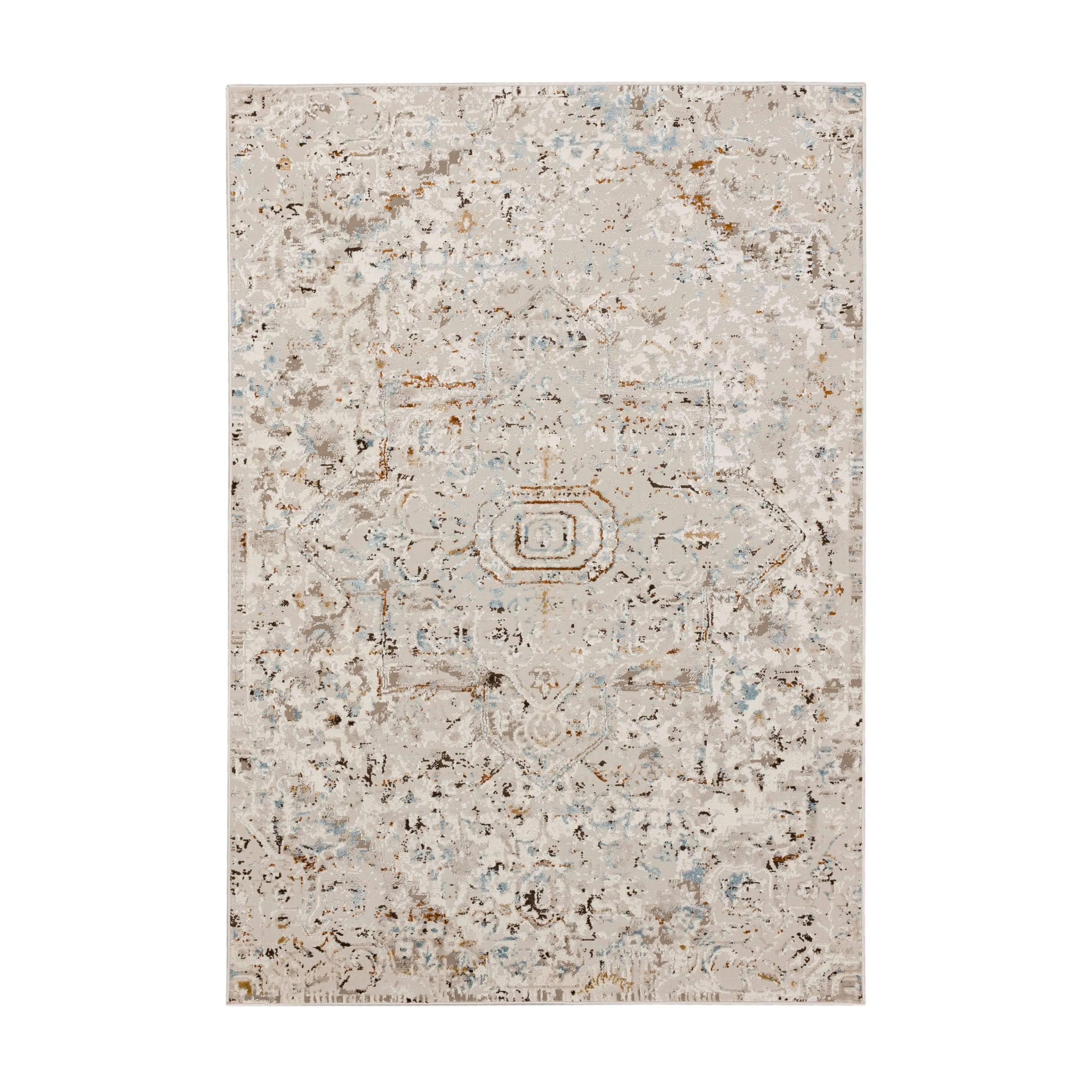 Mohawk Home Paris Floral Ornamental Medallion Woven Area Rug