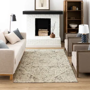 Mohawk Home Paris Floral Ornamental Medallion Woven Area Rug