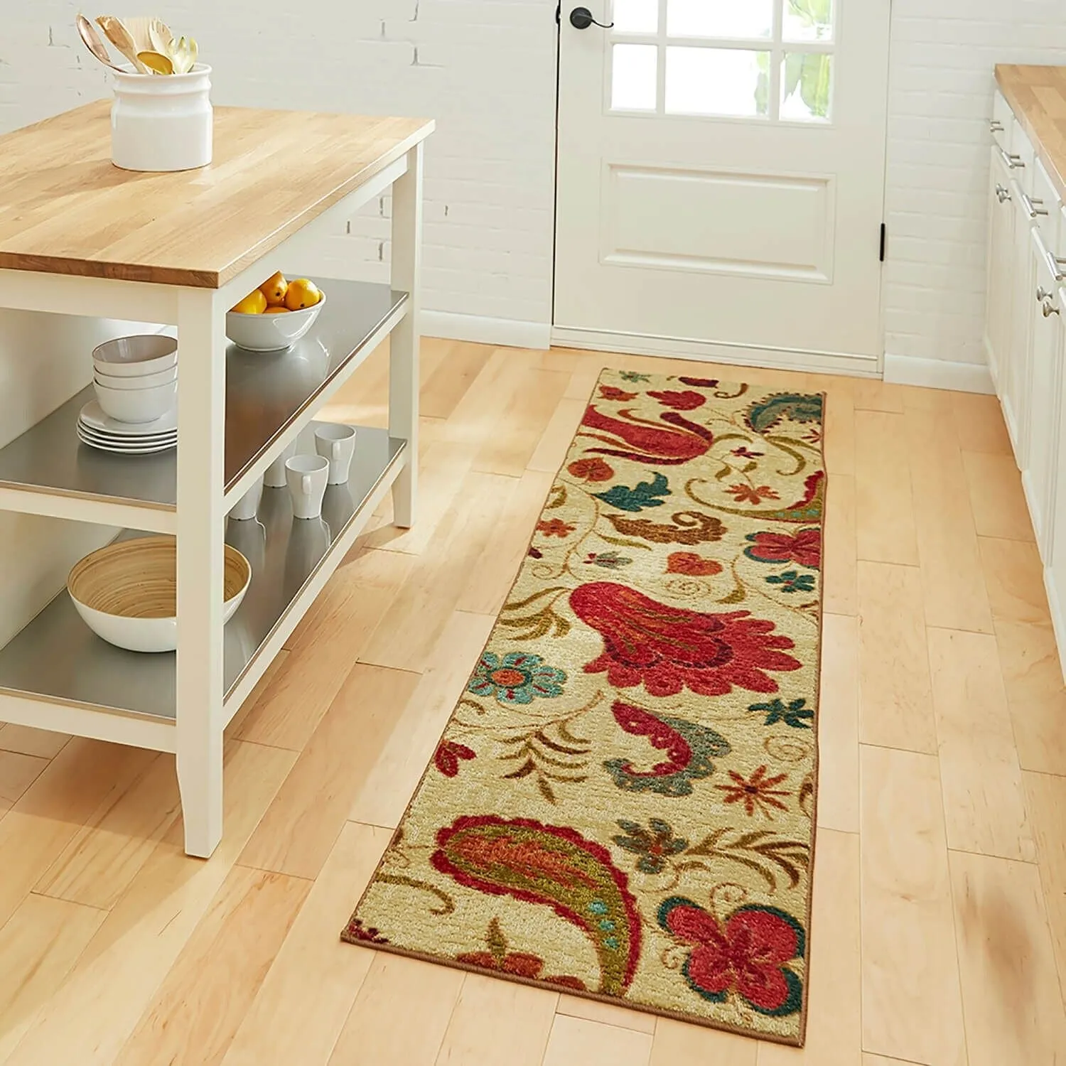 Mohawk Home Strata Tropical Floral Paisley Area Rug