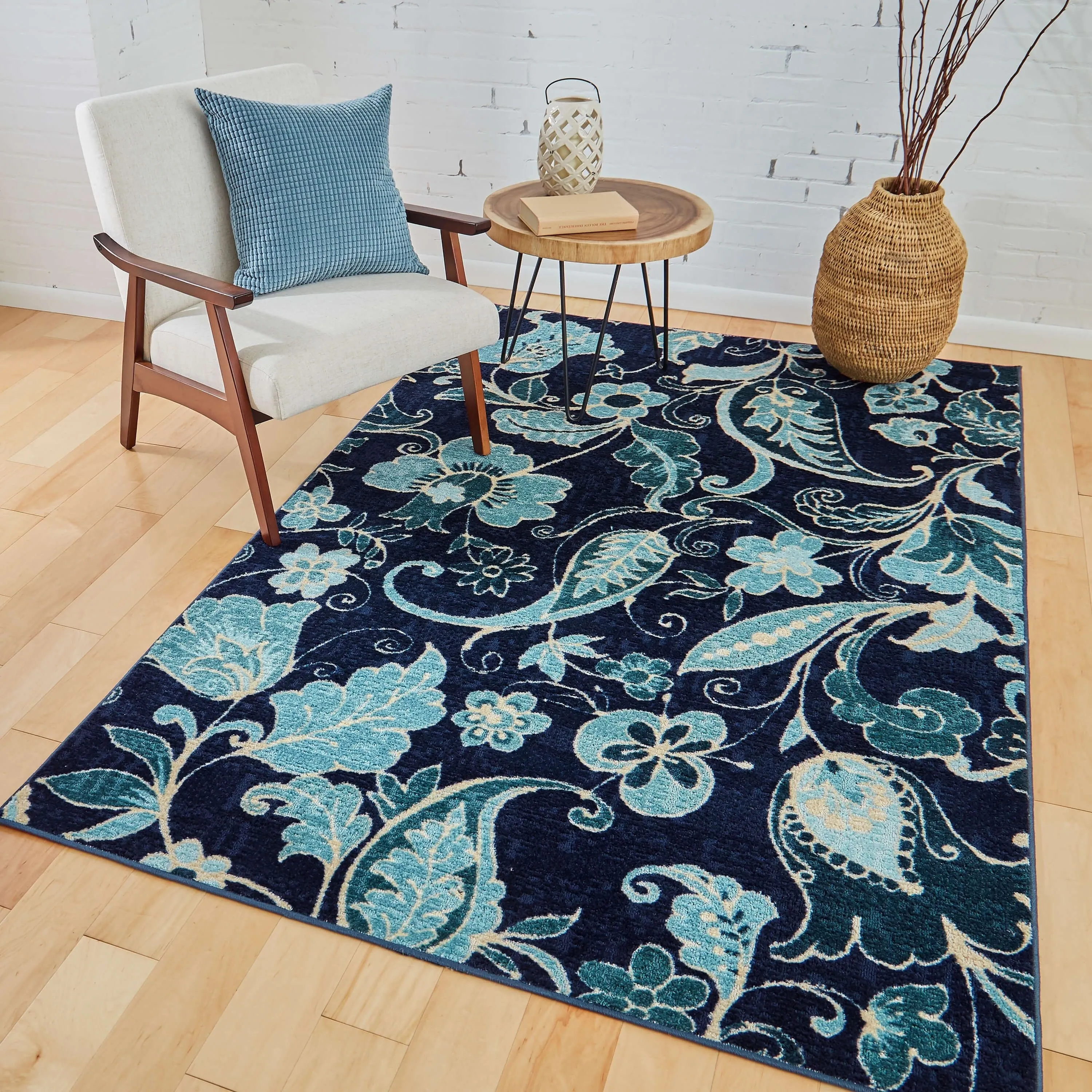 Mohawk Home Strata Tropical Floral Paisley Area Rug