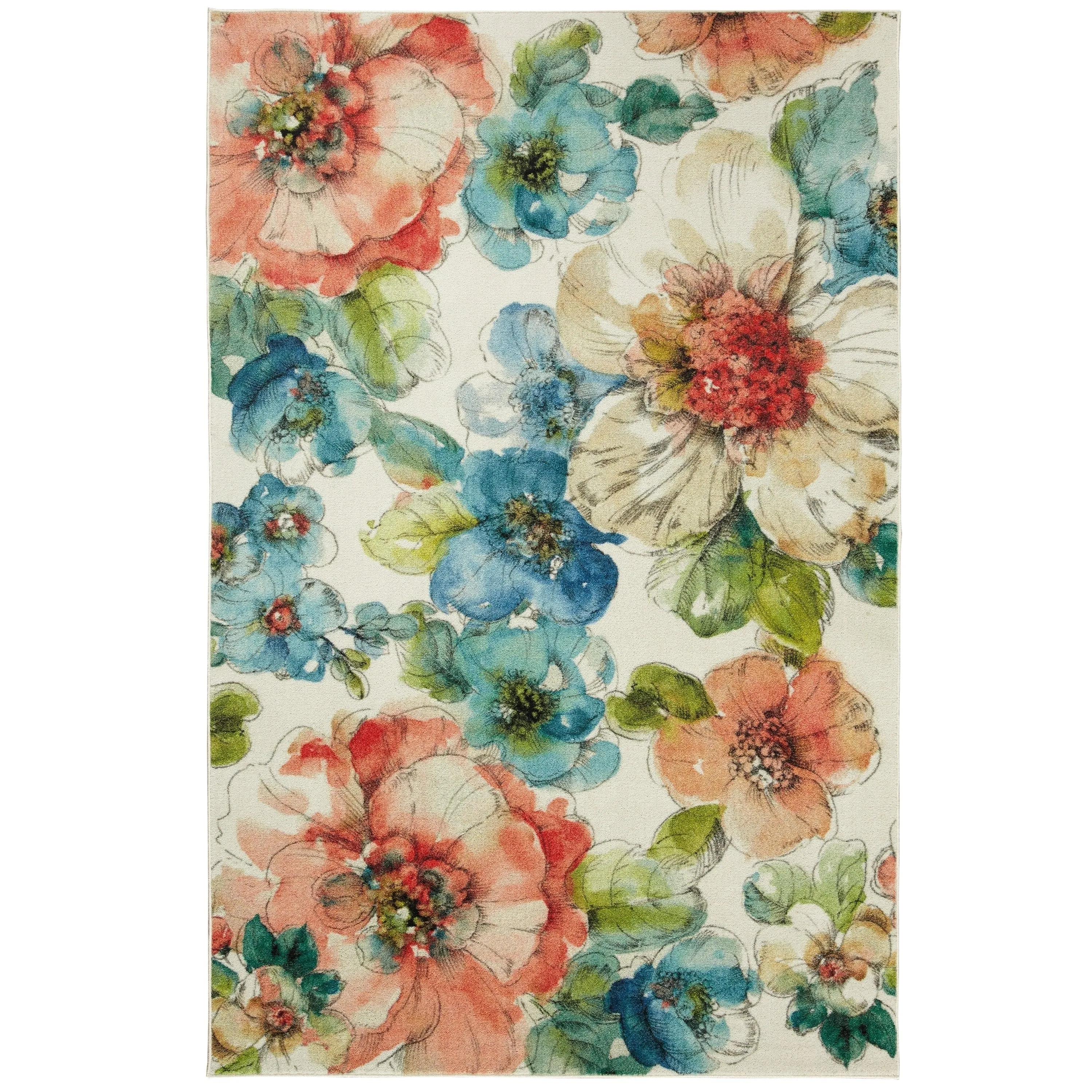 Mohawk Home Summer Bloom Floral Area Rug