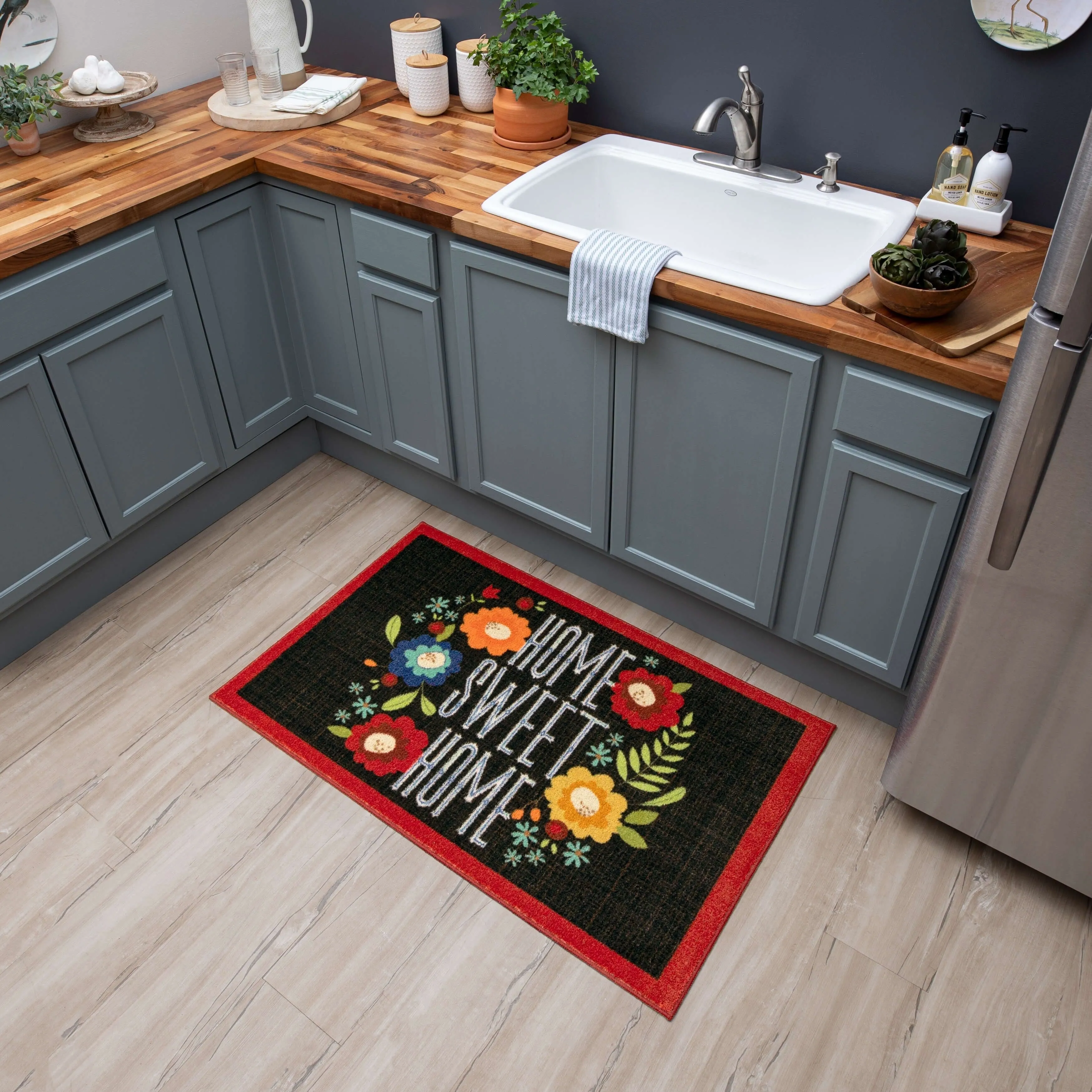 Mohawk Home Sweet Flowers Accent Kitchen Mat