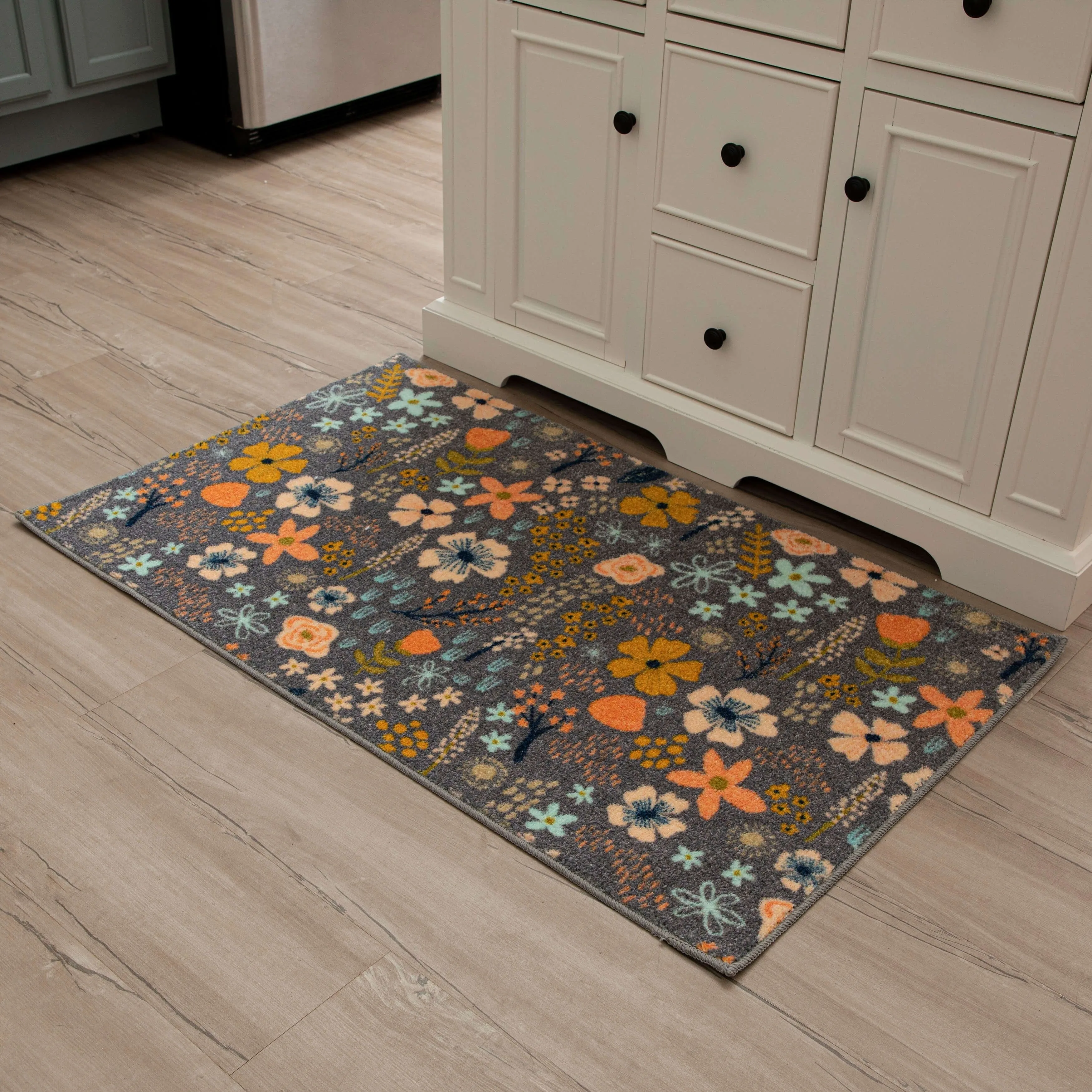 Mohawk Home Whimsy Floral Kitchen Mat