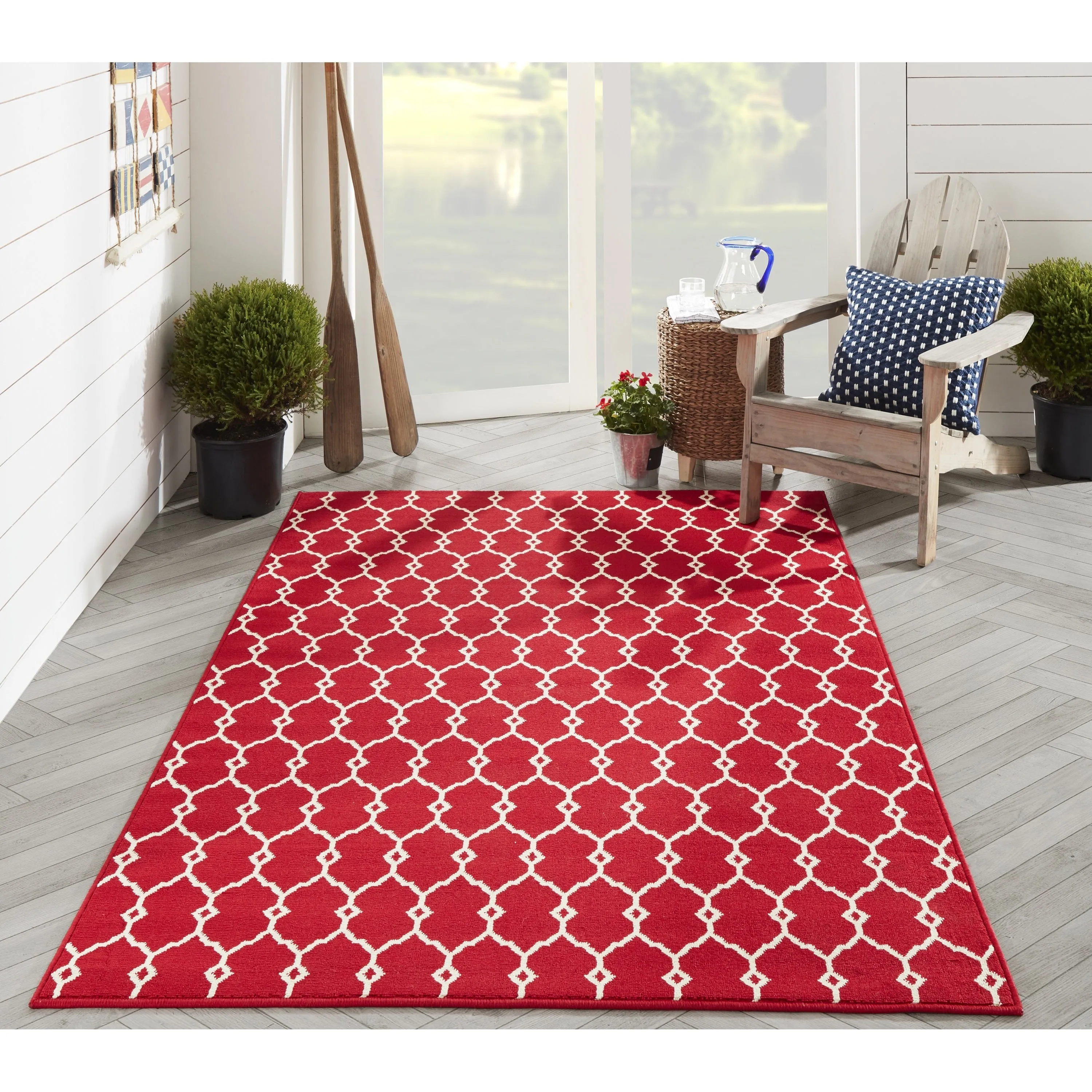 Momeni Baja Trellis Indoor Outdoor Rug