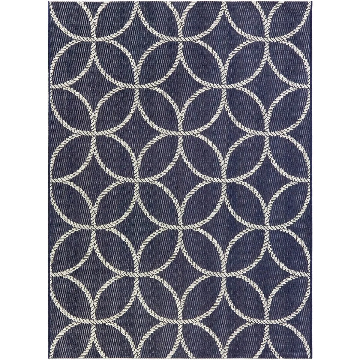 Murphy Nautical Medallion Indoor/Outdoor Area Rug