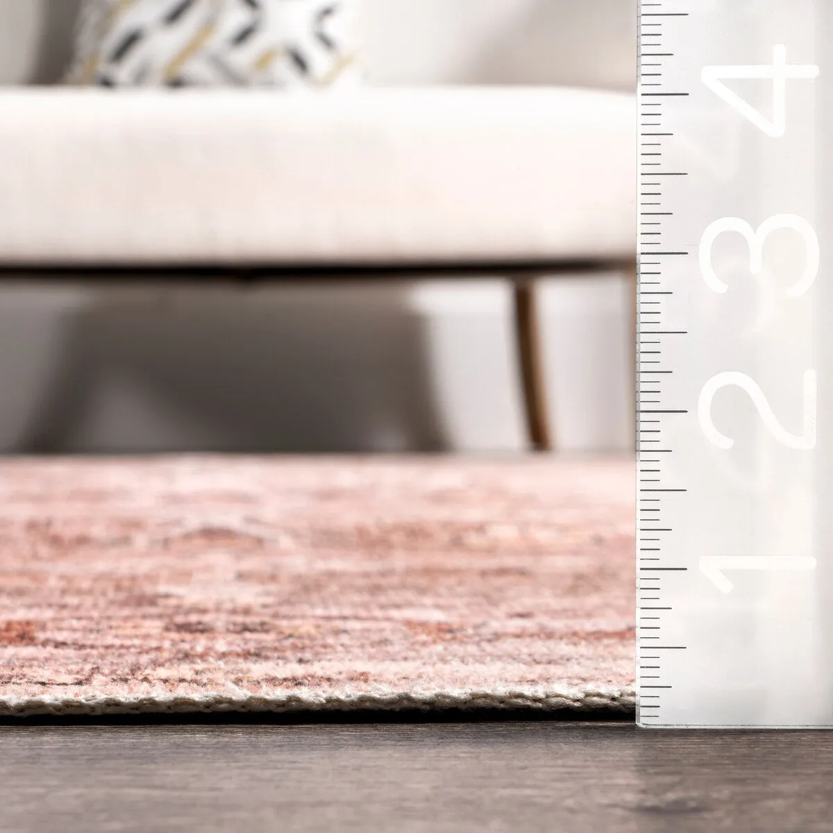 Myrtle Vintage Machine Washable Area Rug