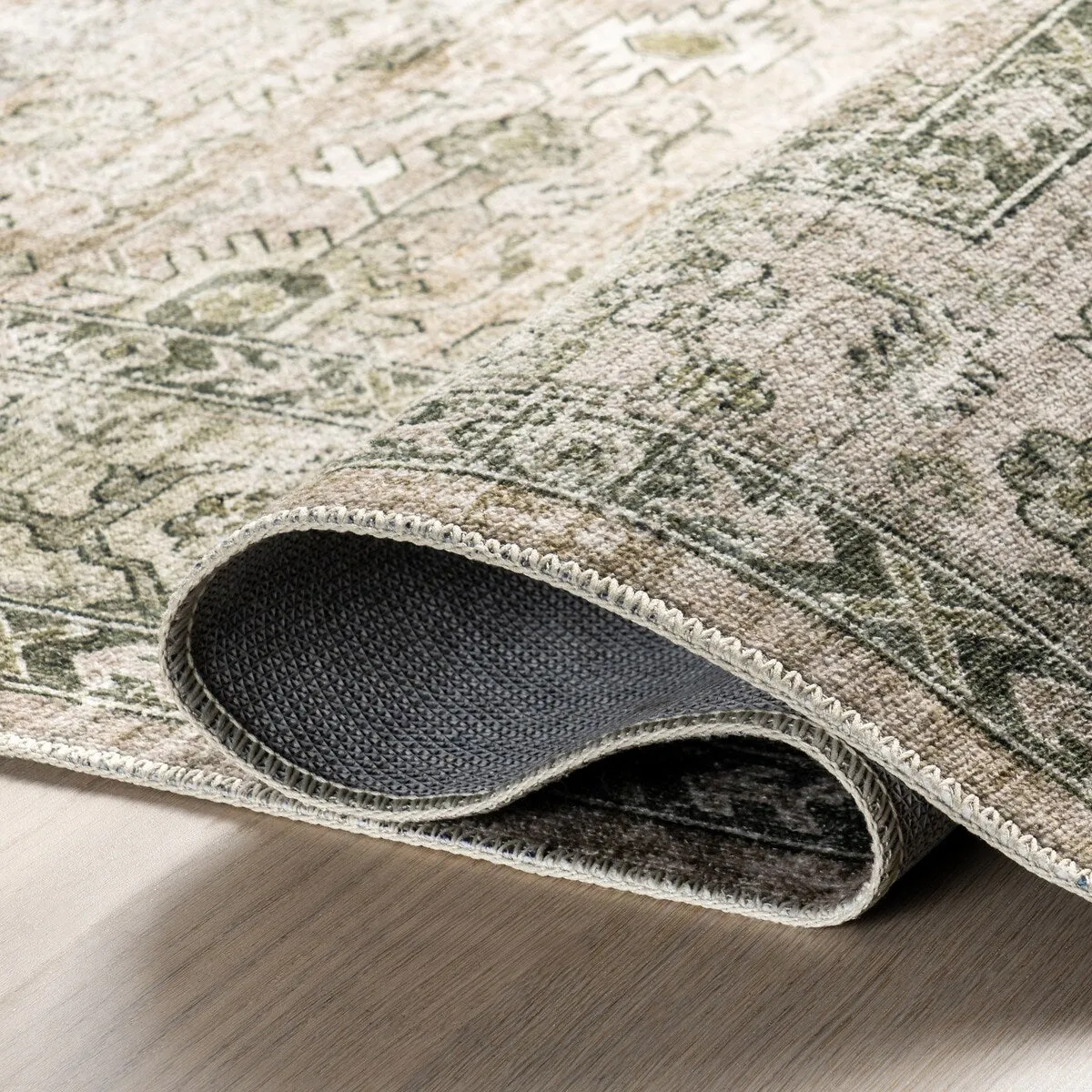 Myrtle Vintage Machine Washable Area Rug