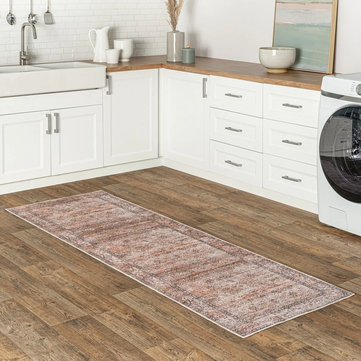 Myrtle Vintage Machine Washable Area Rug