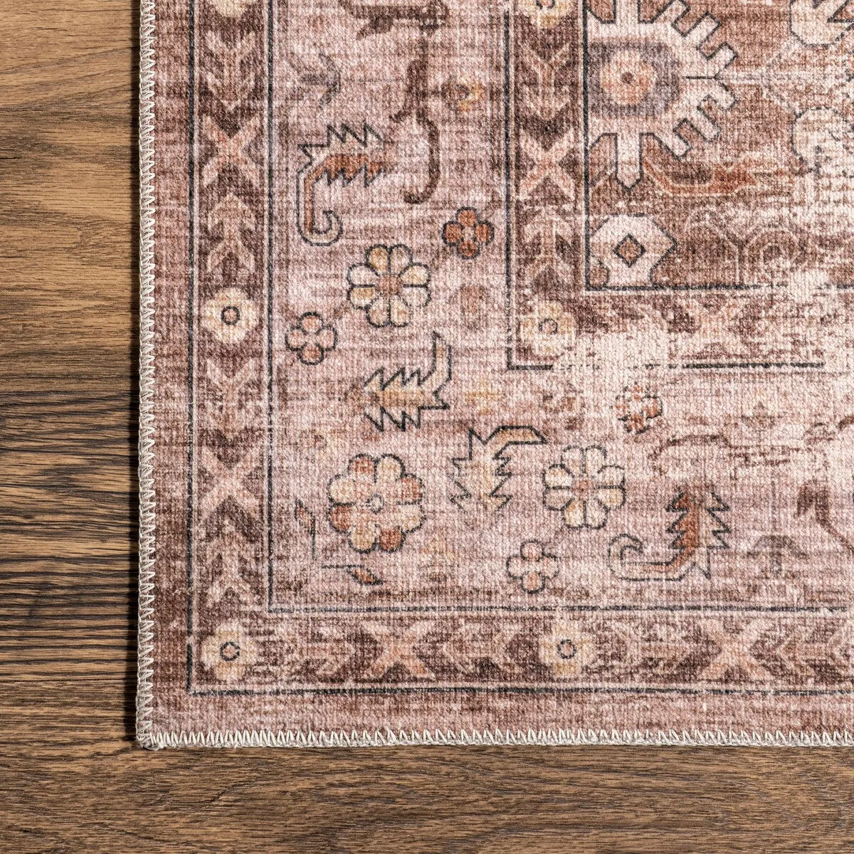 Myrtle Vintage Machine Washable Area Rug