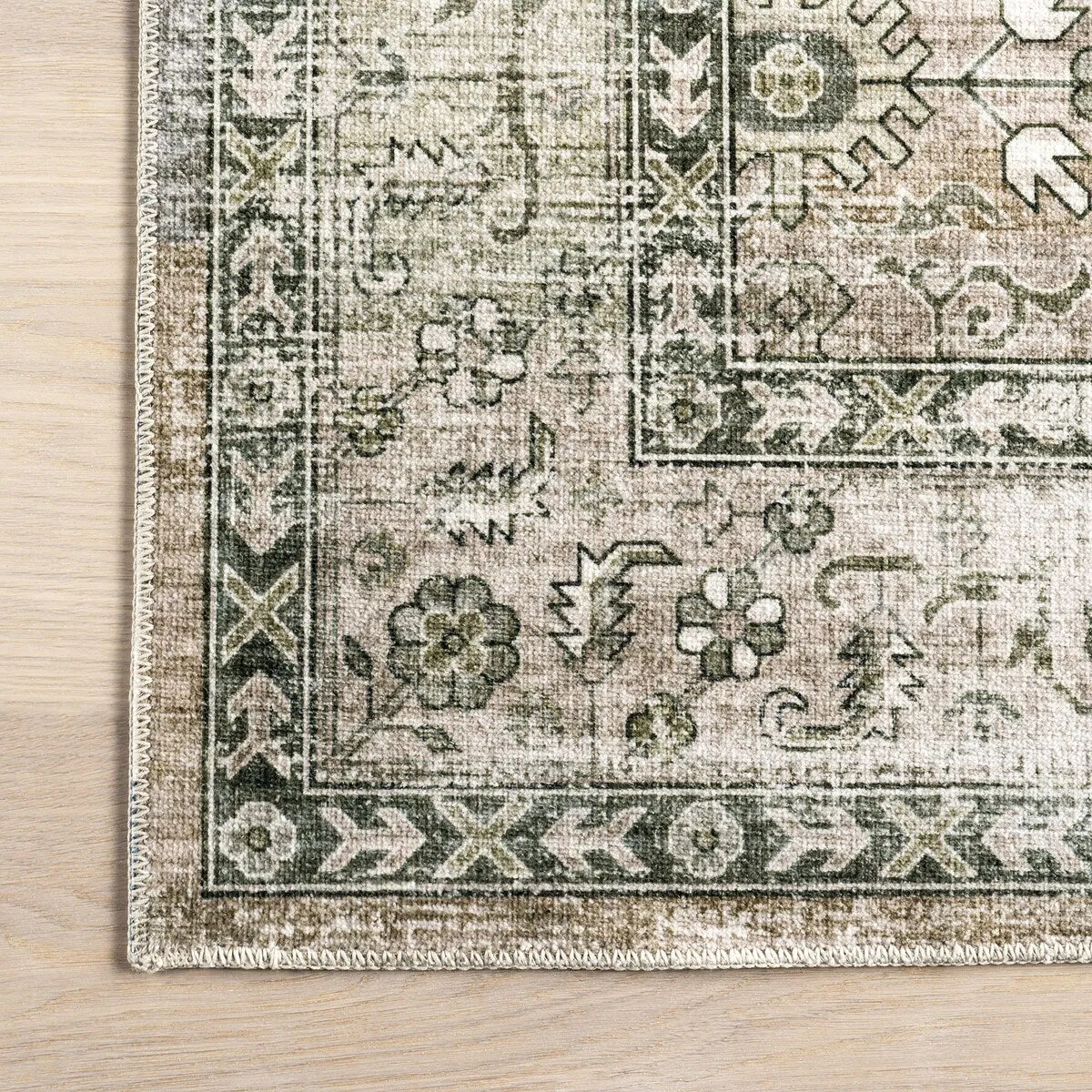 Myrtle Vintage Machine Washable Area Rug