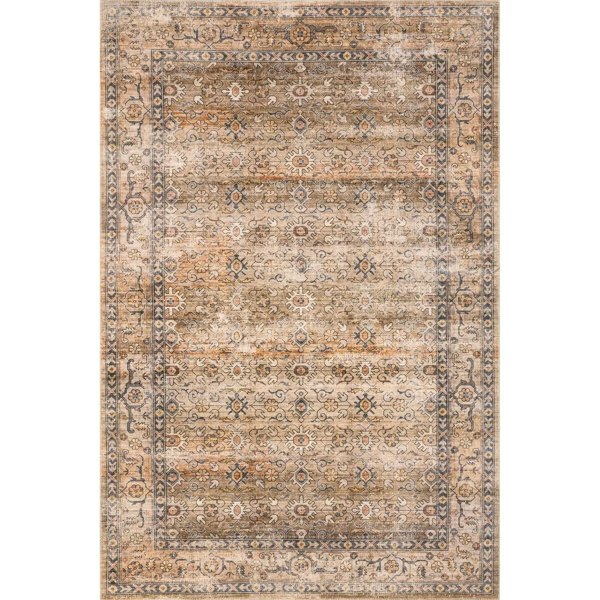 Myrtle Vintage Machine Washable Area Rug