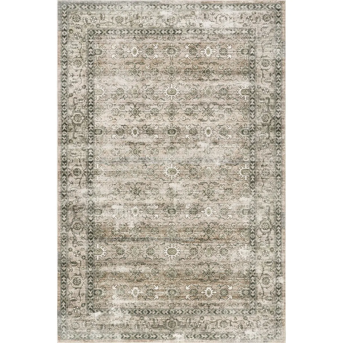 Myrtle Vintage Machine Washable Area Rug