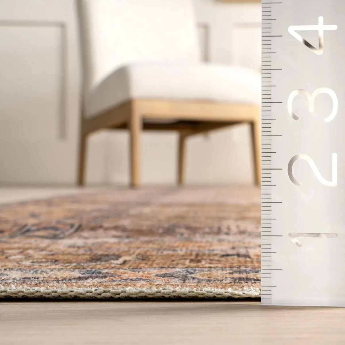 Myrtle Vintage Machine Washable Area Rug
