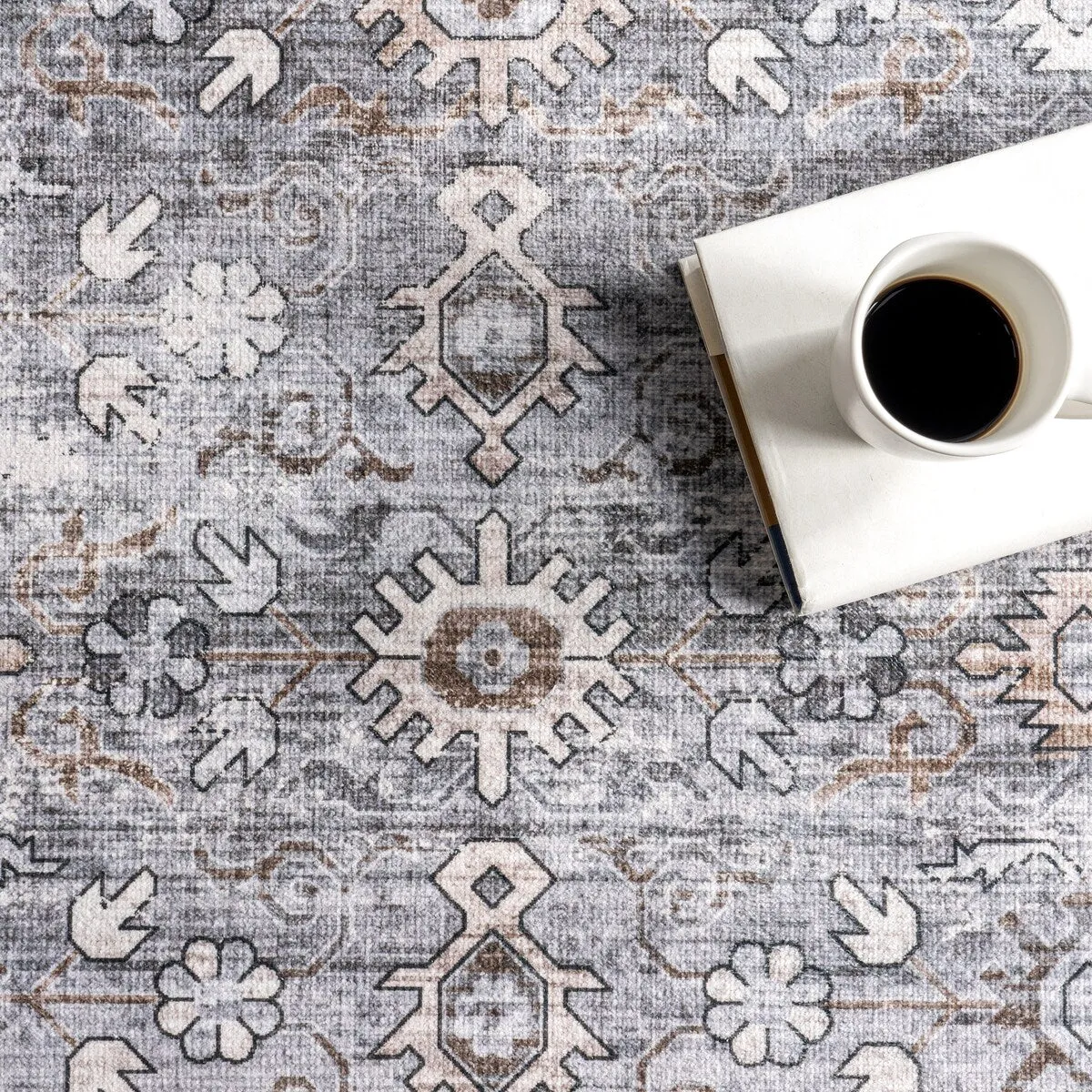 Myrtle Vintage Machine Washable Area Rug