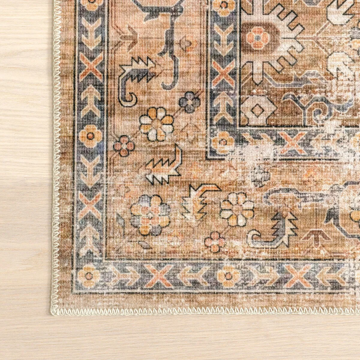 Myrtle Vintage Machine Washable Area Rug