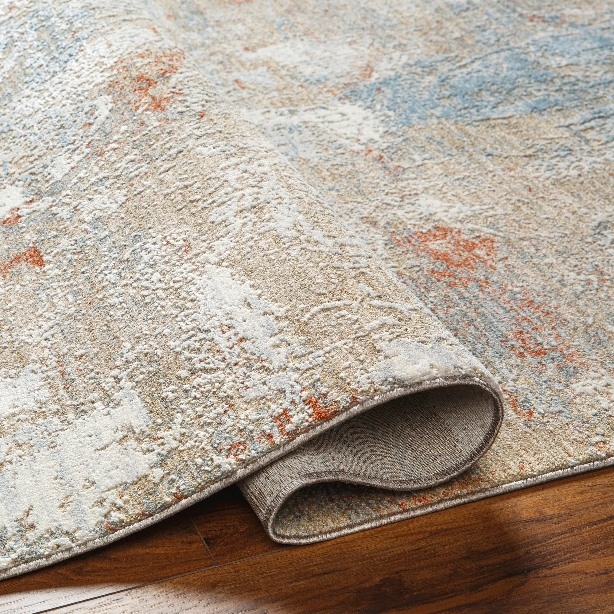 Myrtlle Abstract Swirl Area Rug