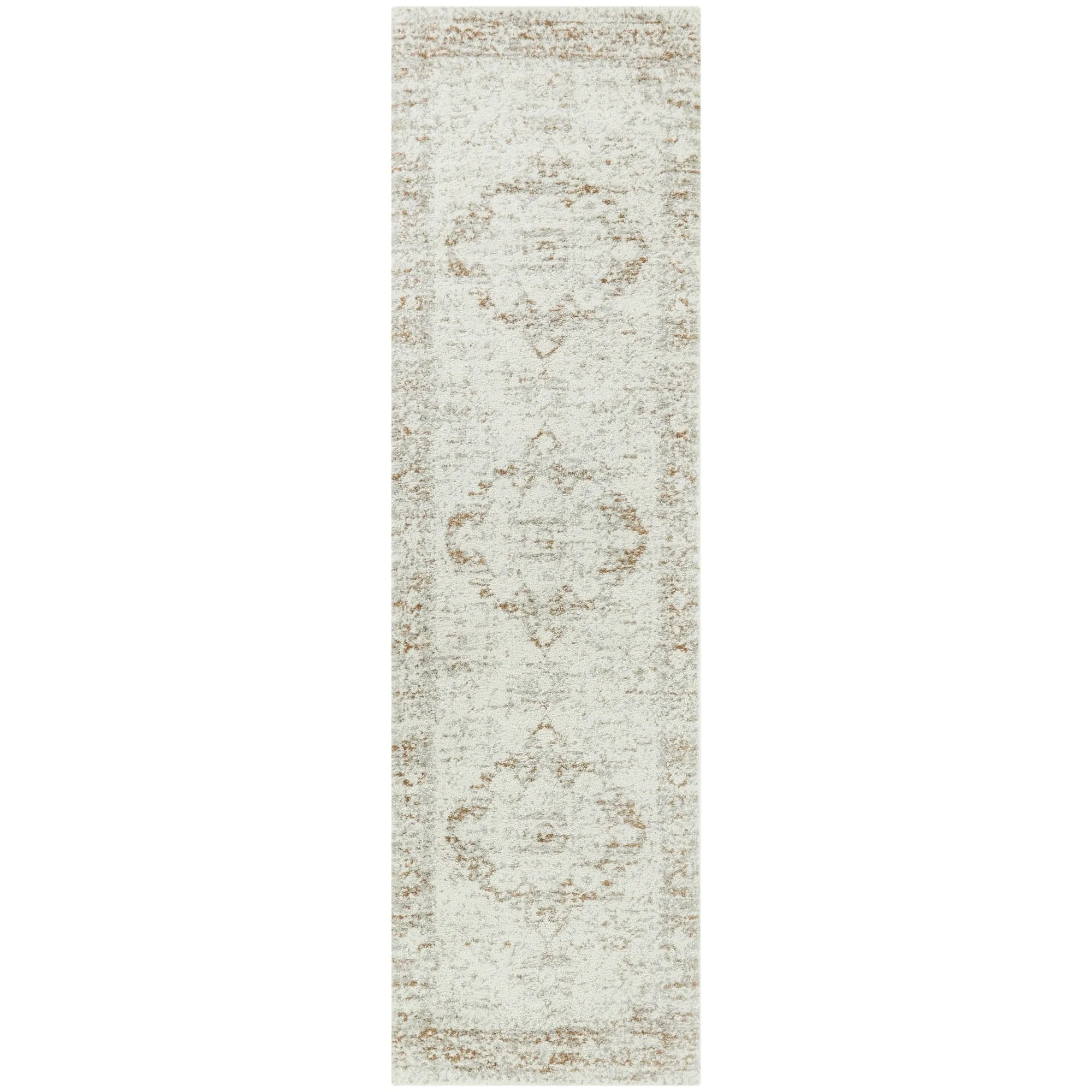 Nafisa Distressed Medallion Area Rug