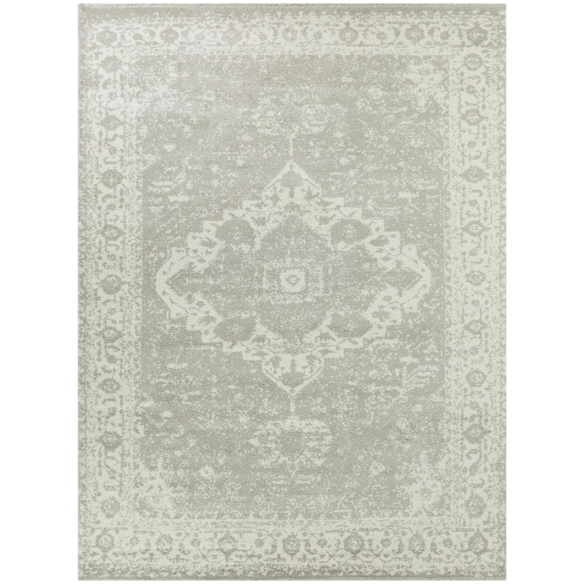 Nafisa Distressed Medallion Area Rug