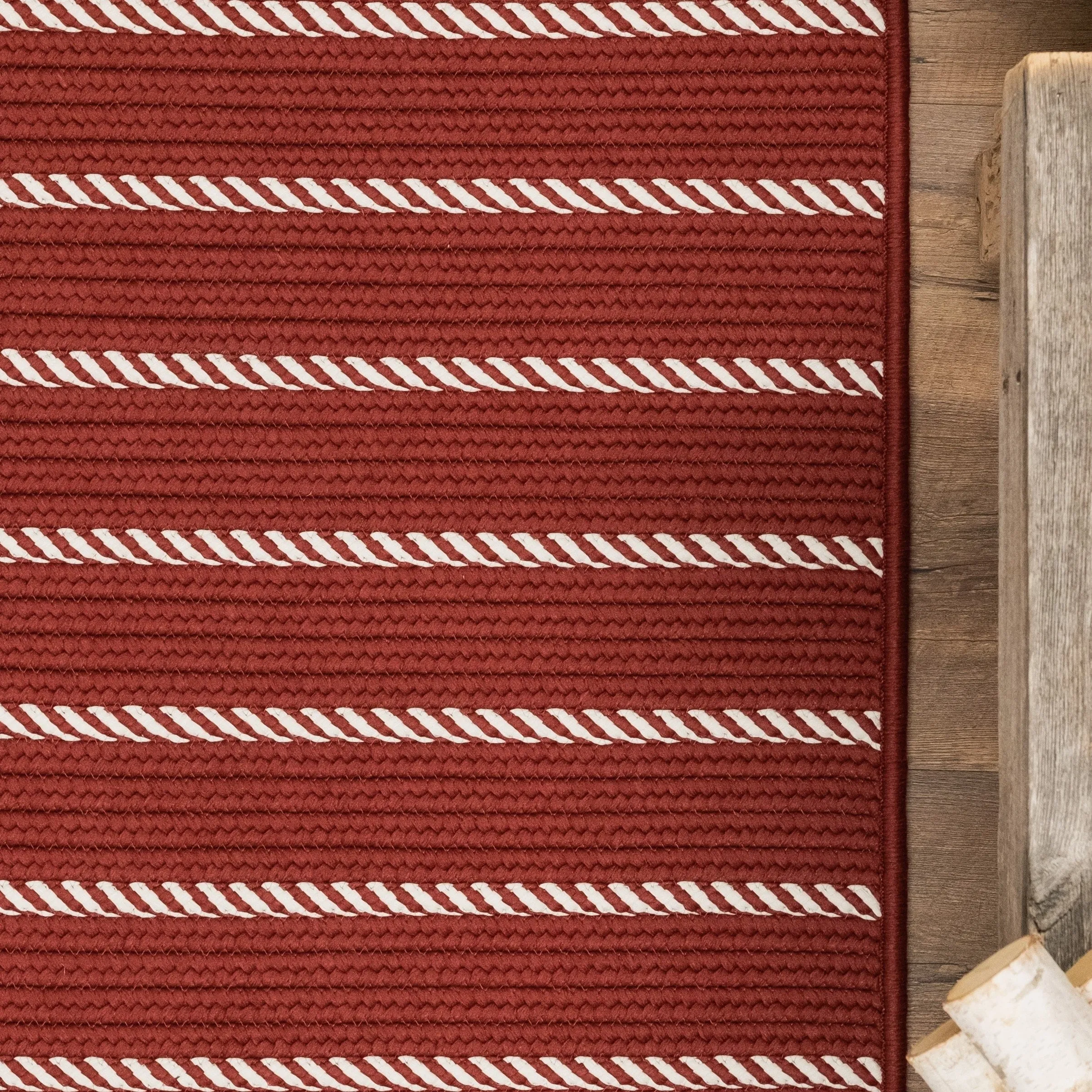 Naughty Elf Stripe Christmas Rug
