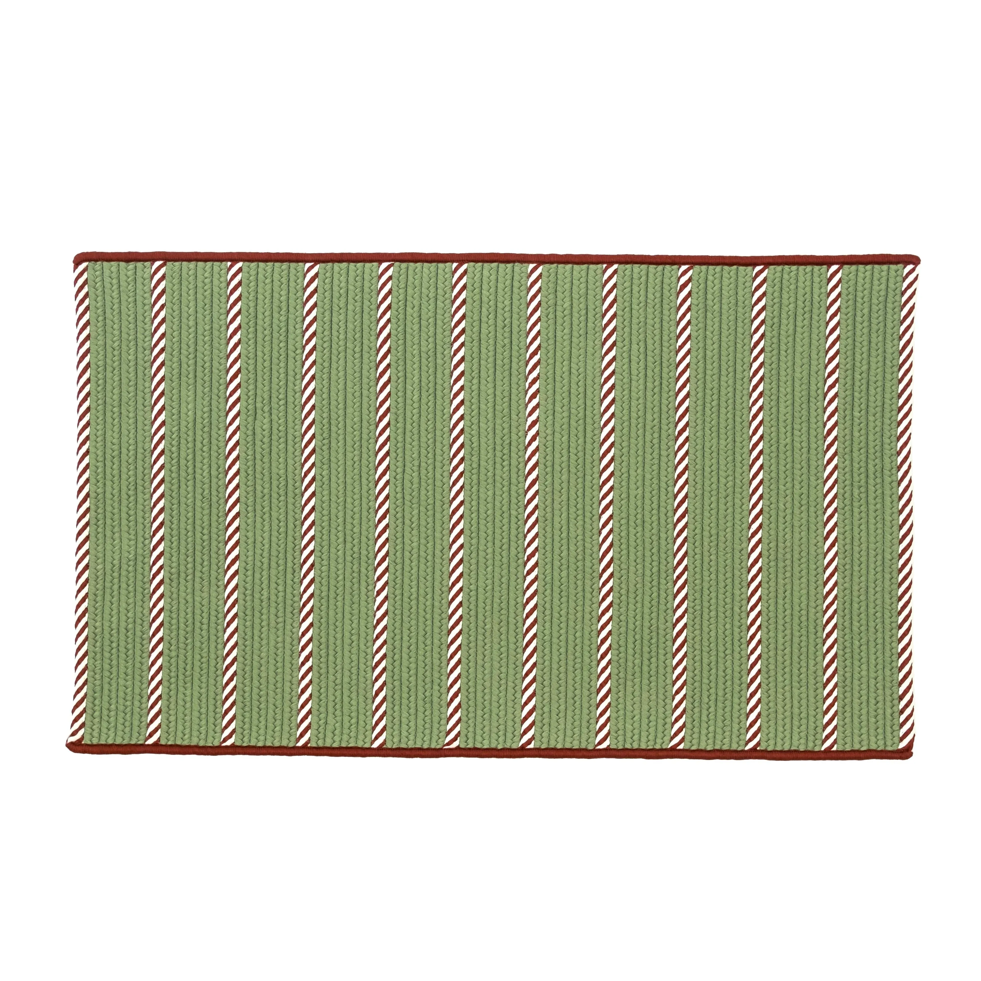 Naughty Elf Stripe Christmas Rug