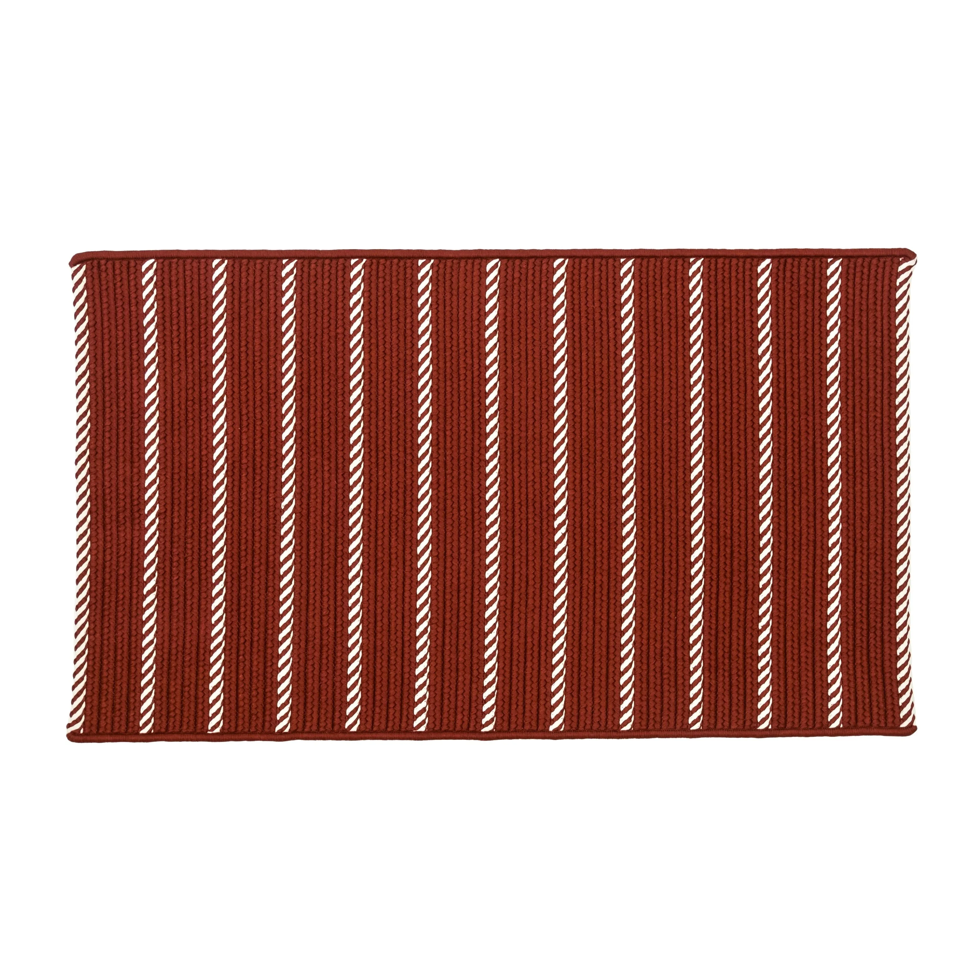 Naughty Elf Stripe Christmas Rug