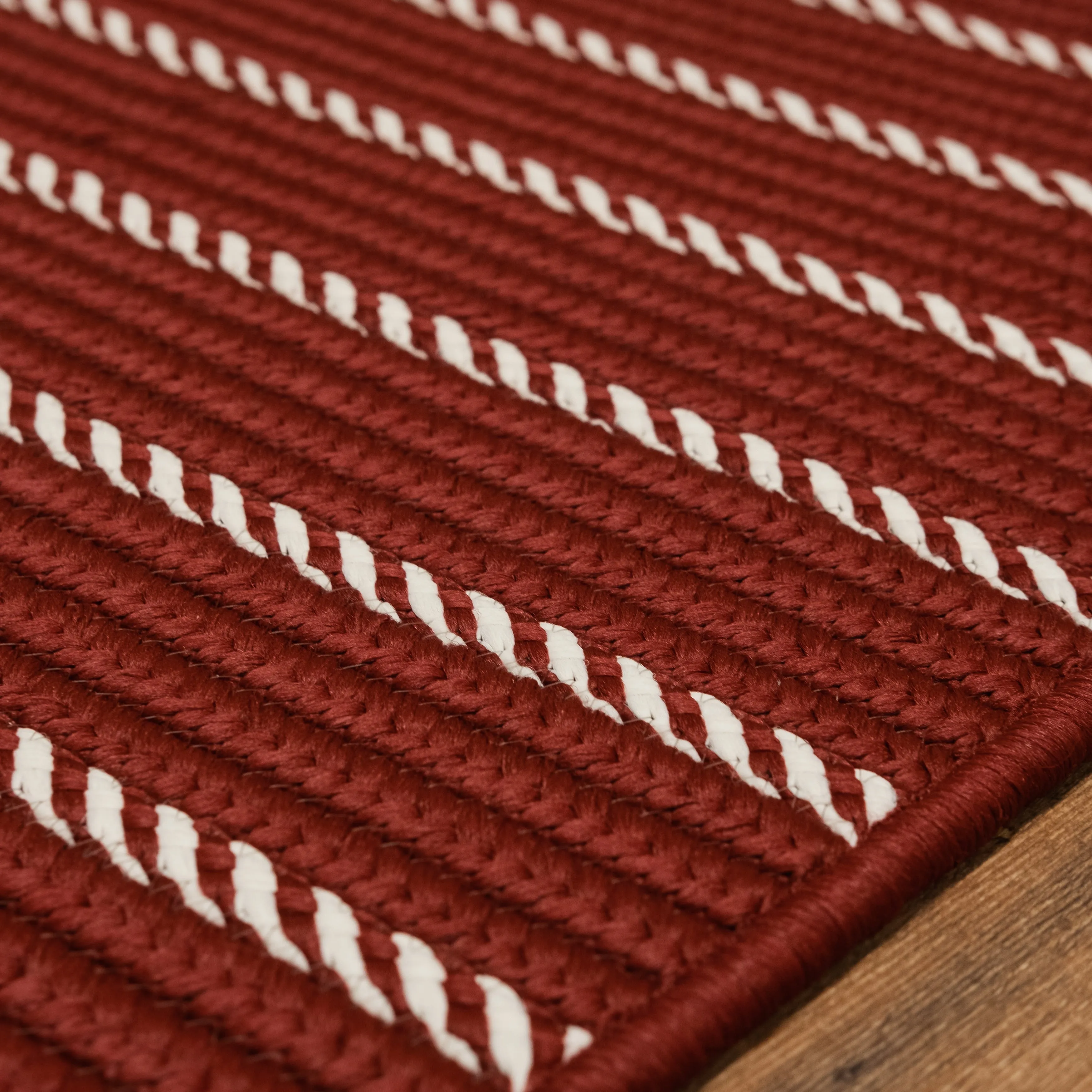 Naughty Elf Stripe Christmas Rug