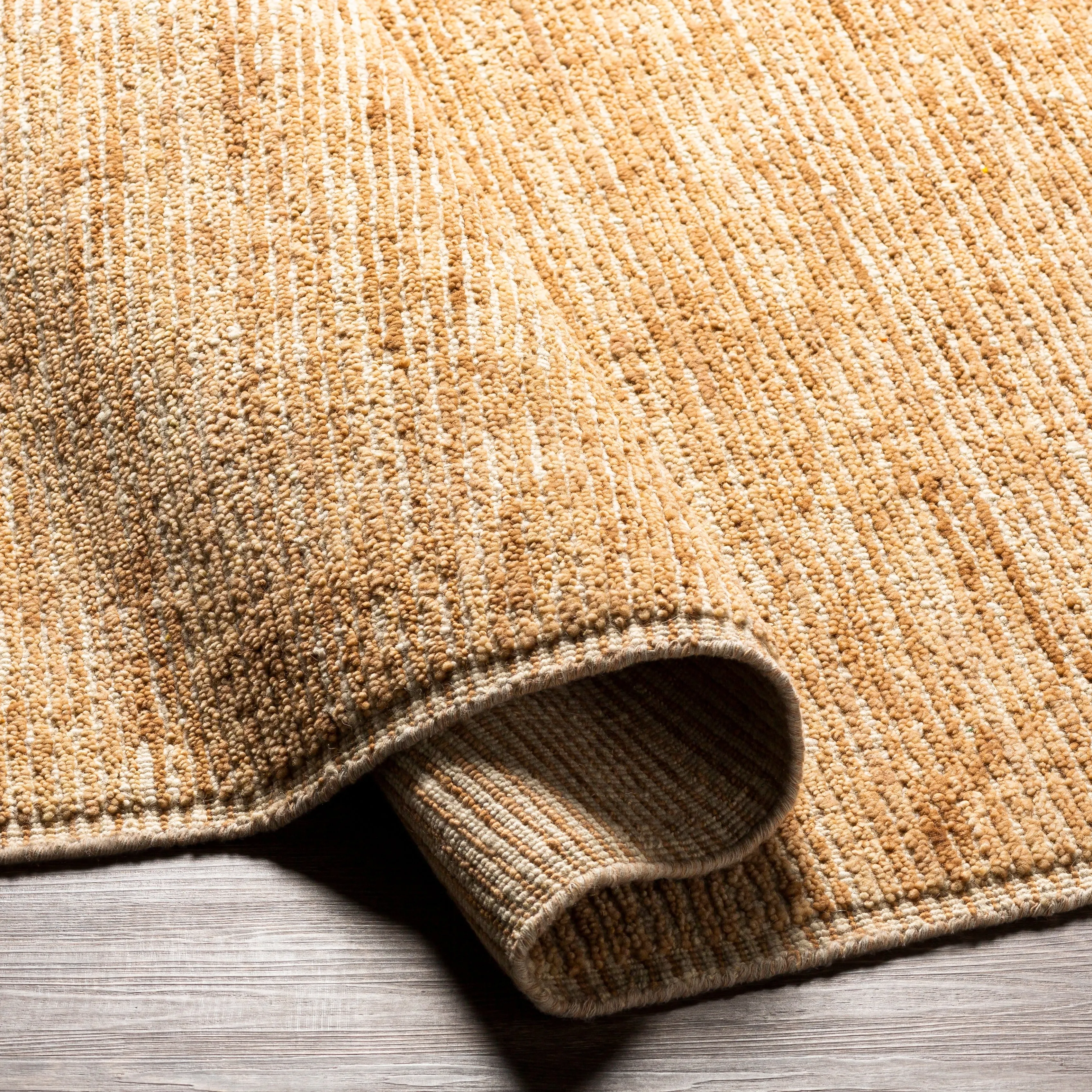 Neve Handmade Modern Textured Wool Area Rug