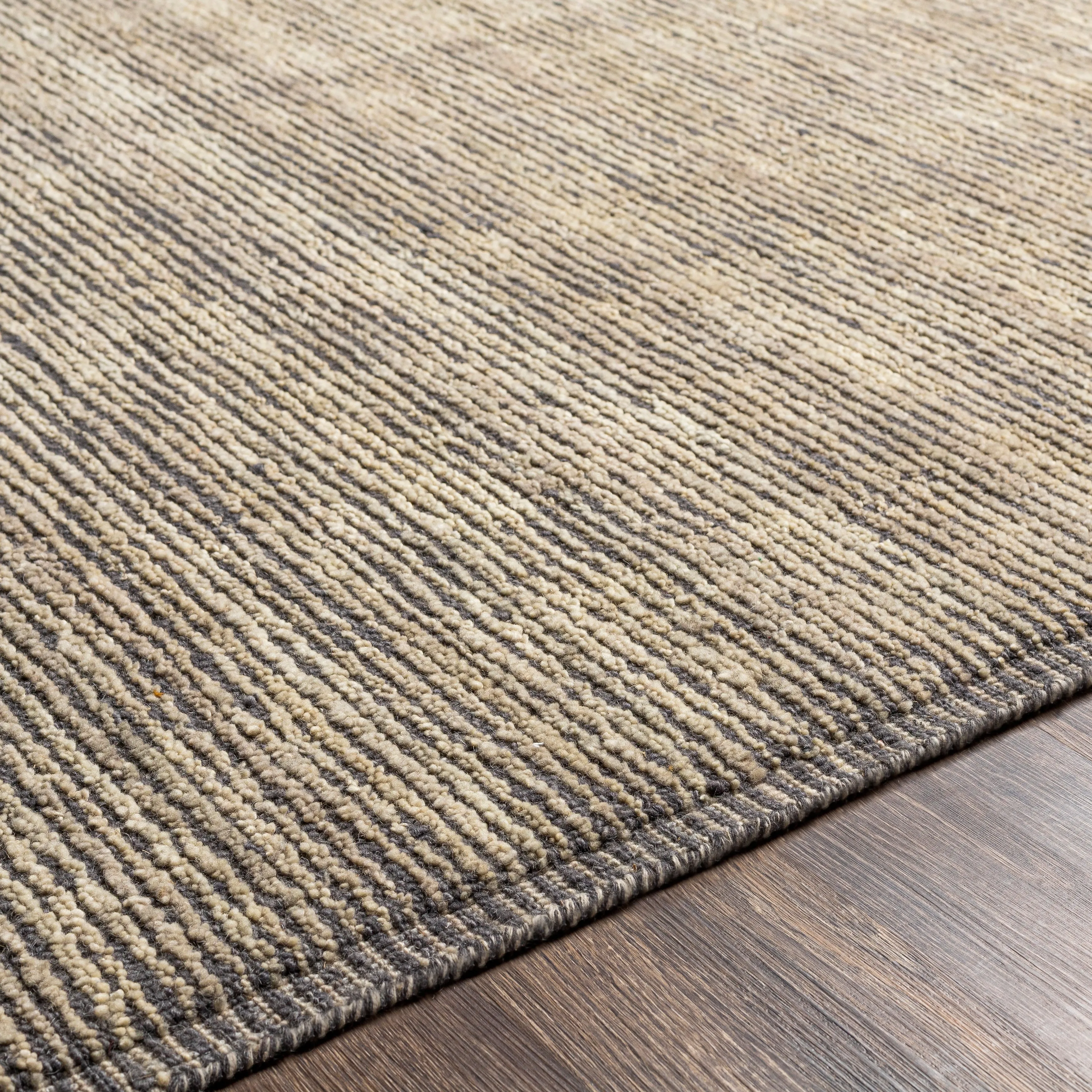 Neve Handmade Modern Textured Wool Area Rug