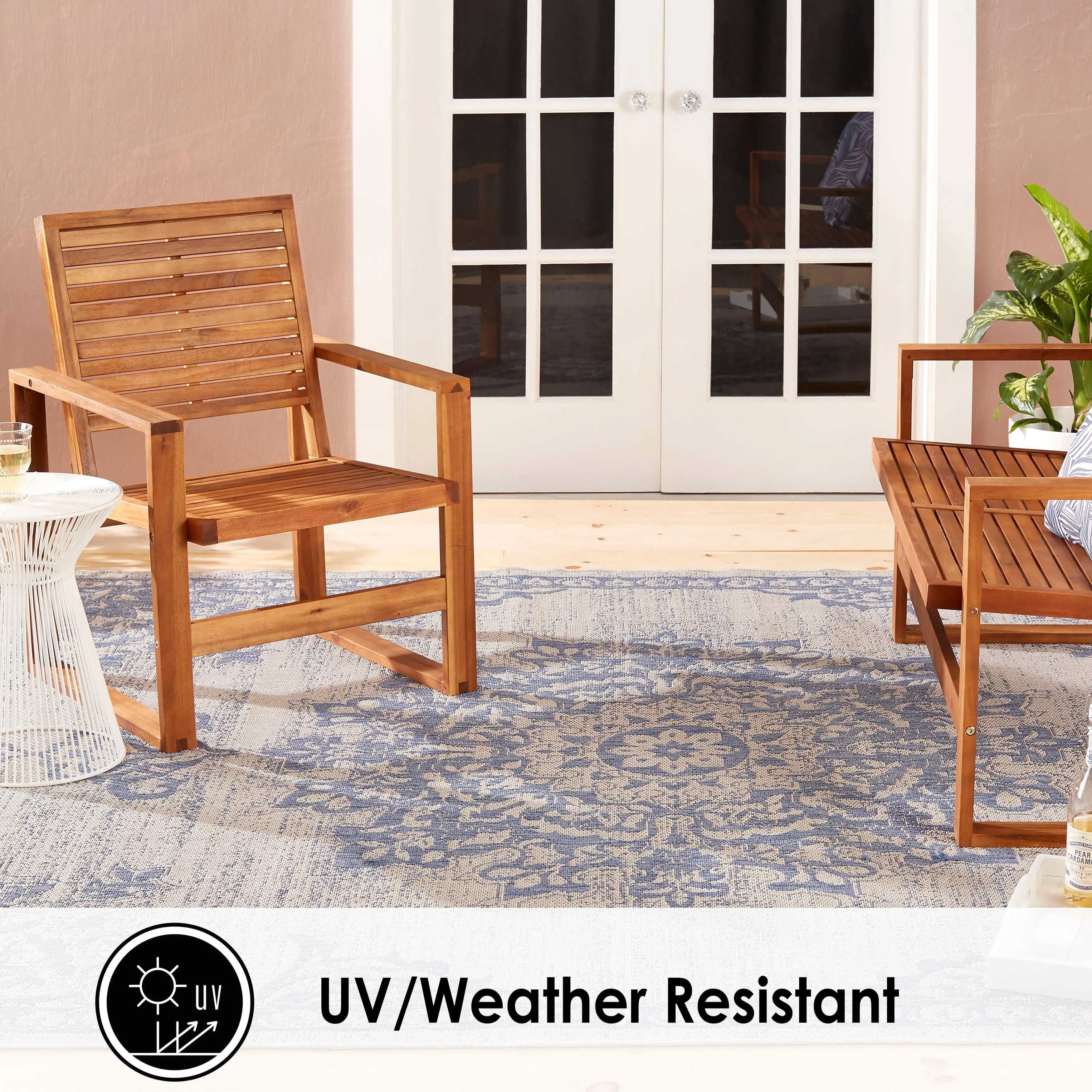 Nicole Miller Patio Country Azalea Indoor/Outdoor Area Rug