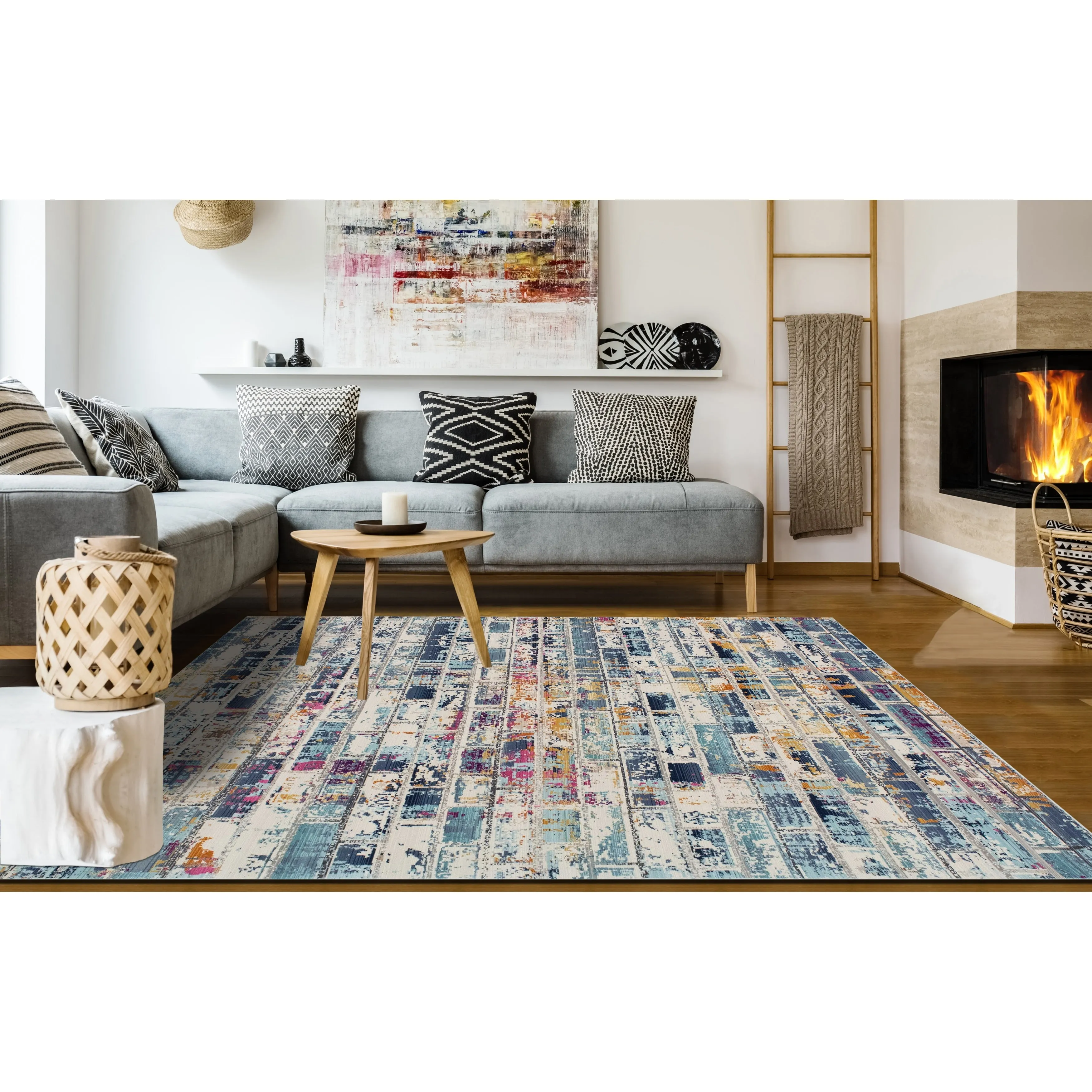 Noori Rug Webster Sylvester Abstract Geometric Area Rug