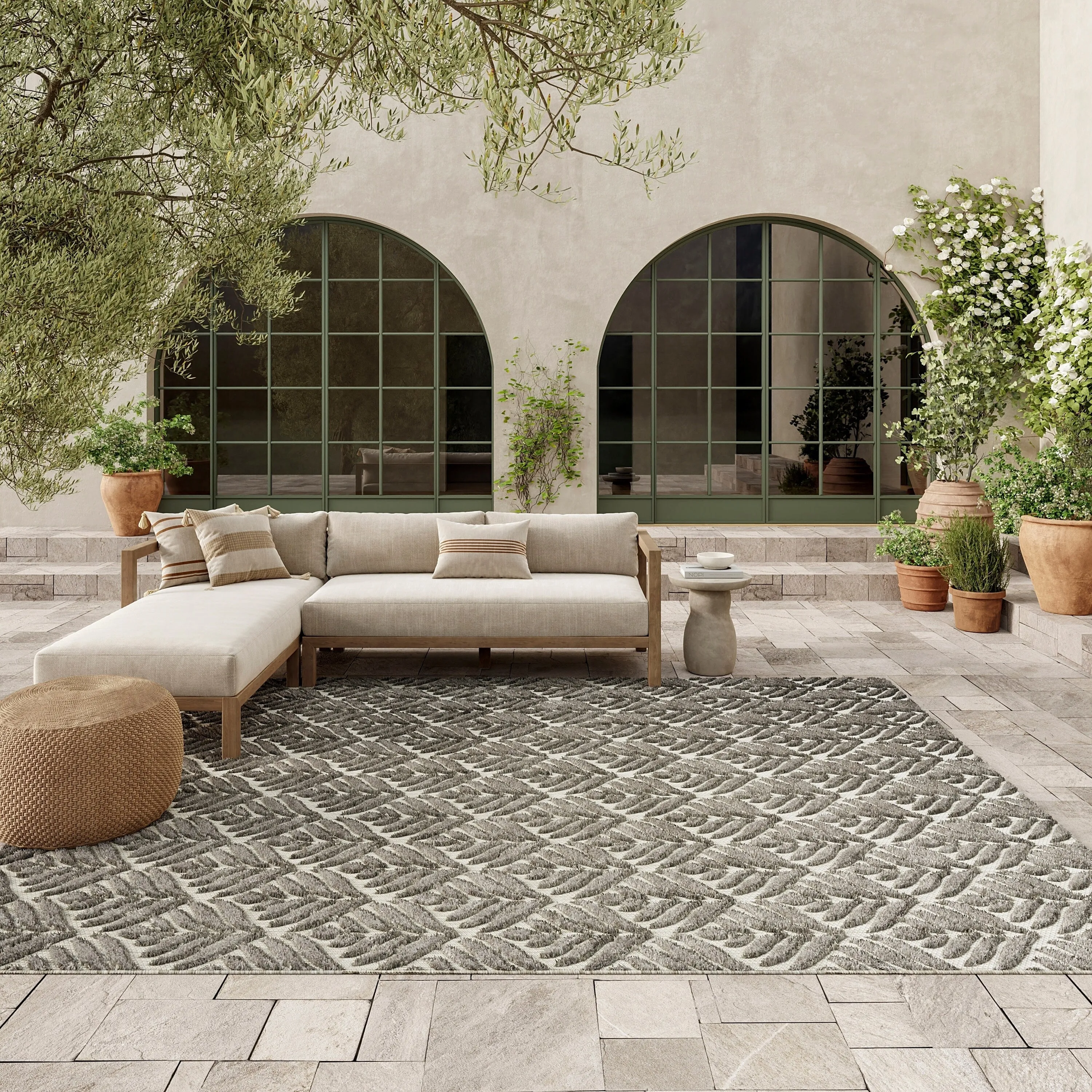 Nourison Aloha Indoor/Outdoor Nature Area Rug
