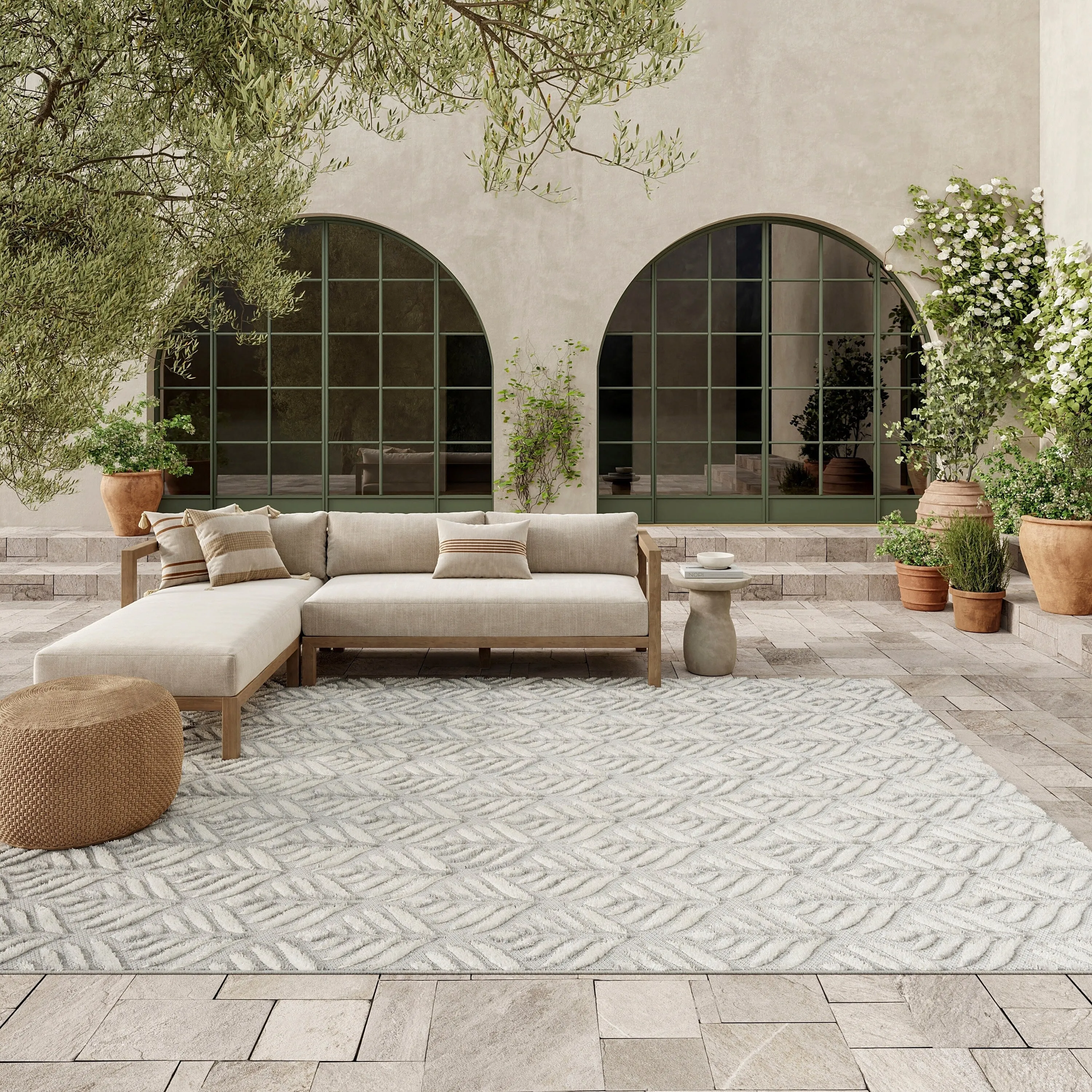 Nourison Aloha Indoor/Outdoor Nature Area Rug