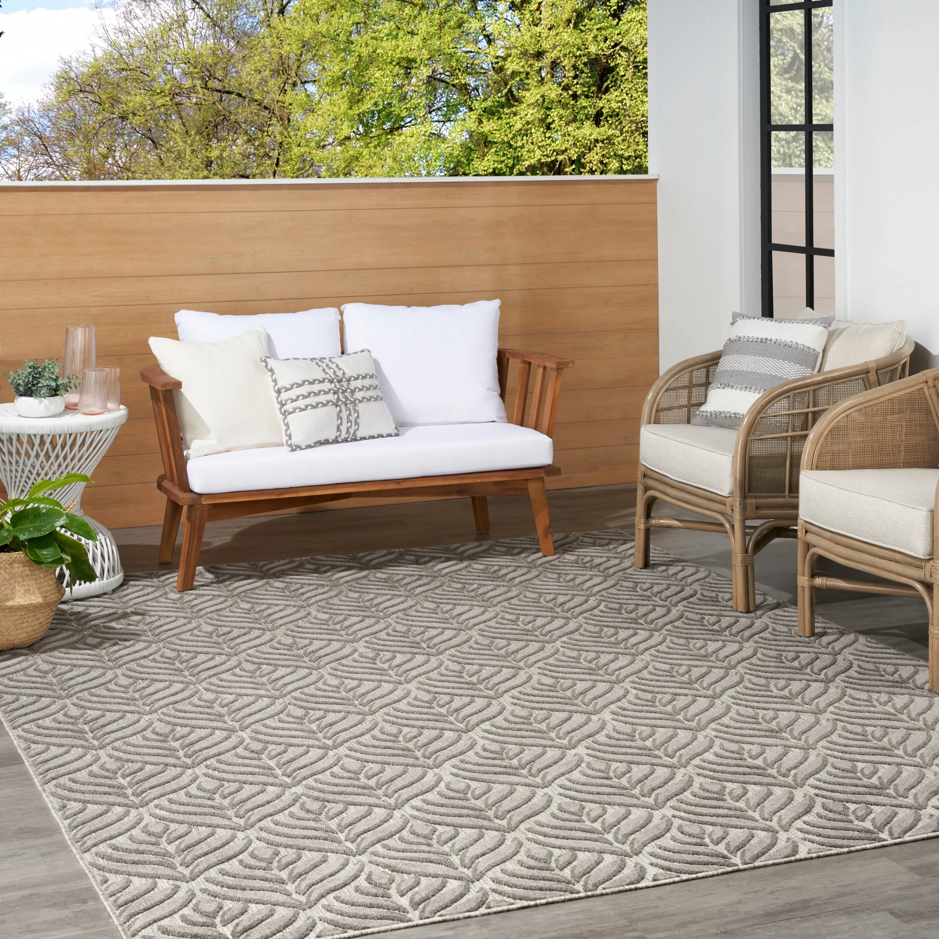 Nourison Aloha Indoor/Outdoor Nature Area Rug